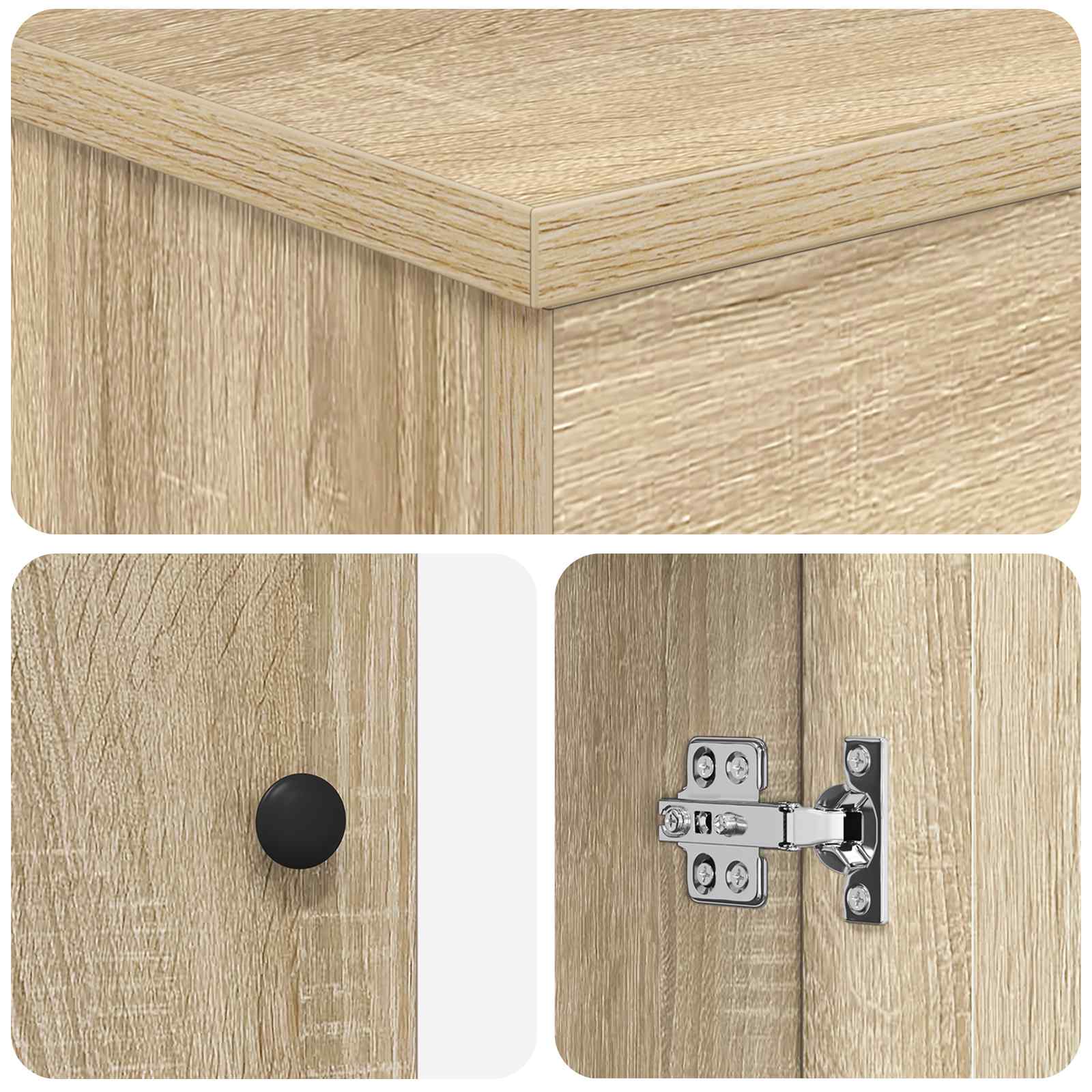 Kupaonski ormar Hrast sonoma 54 x 41 x 70 cm Konstruirano drvo