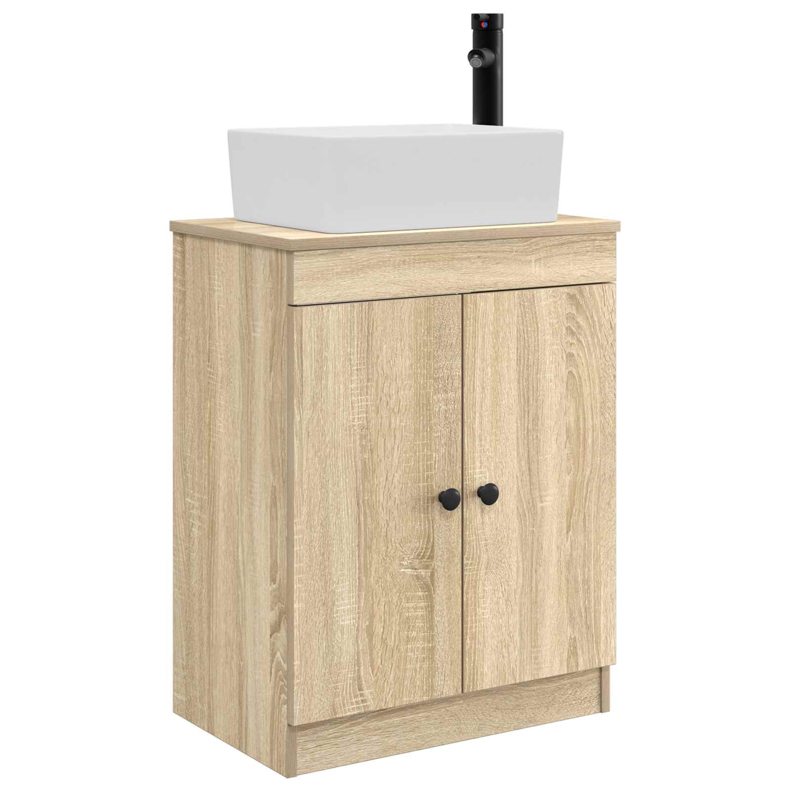 Kupaonski umivaonik s sudoperom Hrast sonoma 54 x 35 x 83 cm