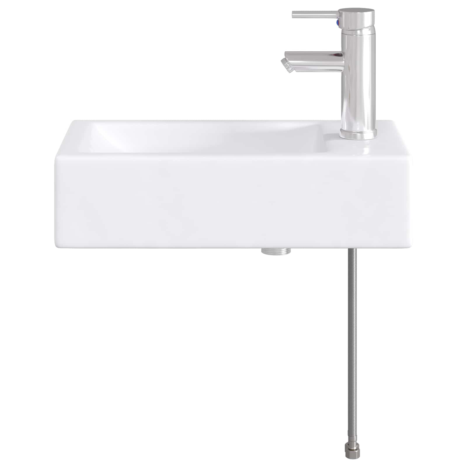 Umivaonik za kupaonicu Krom 45,5 x 25,5 x 13 cm Metal