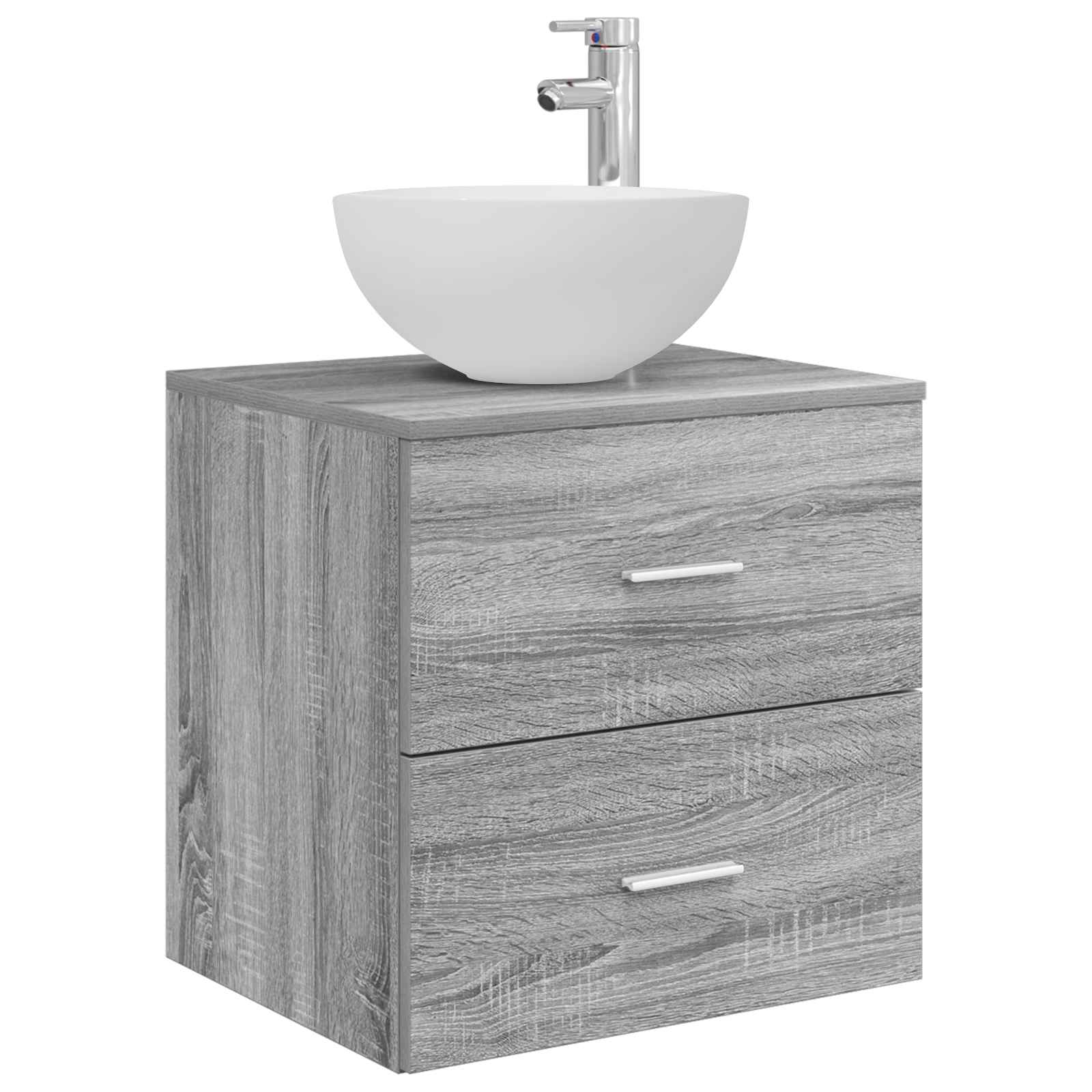 Umivaonik s policom Siva Sonoma 49,5 x 41 x 64,5 cm