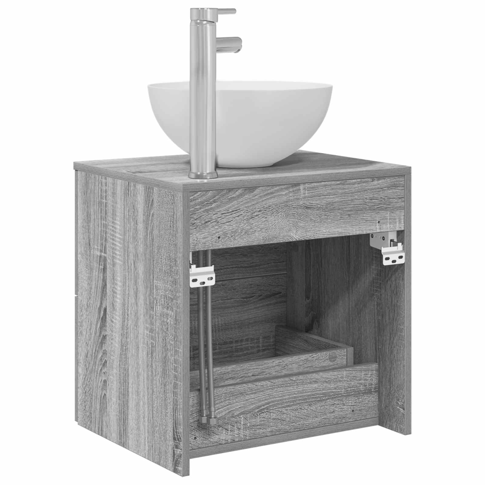 Umivaonik s policom Siva Sonoma 49,5 x 41 x 64,5 cm