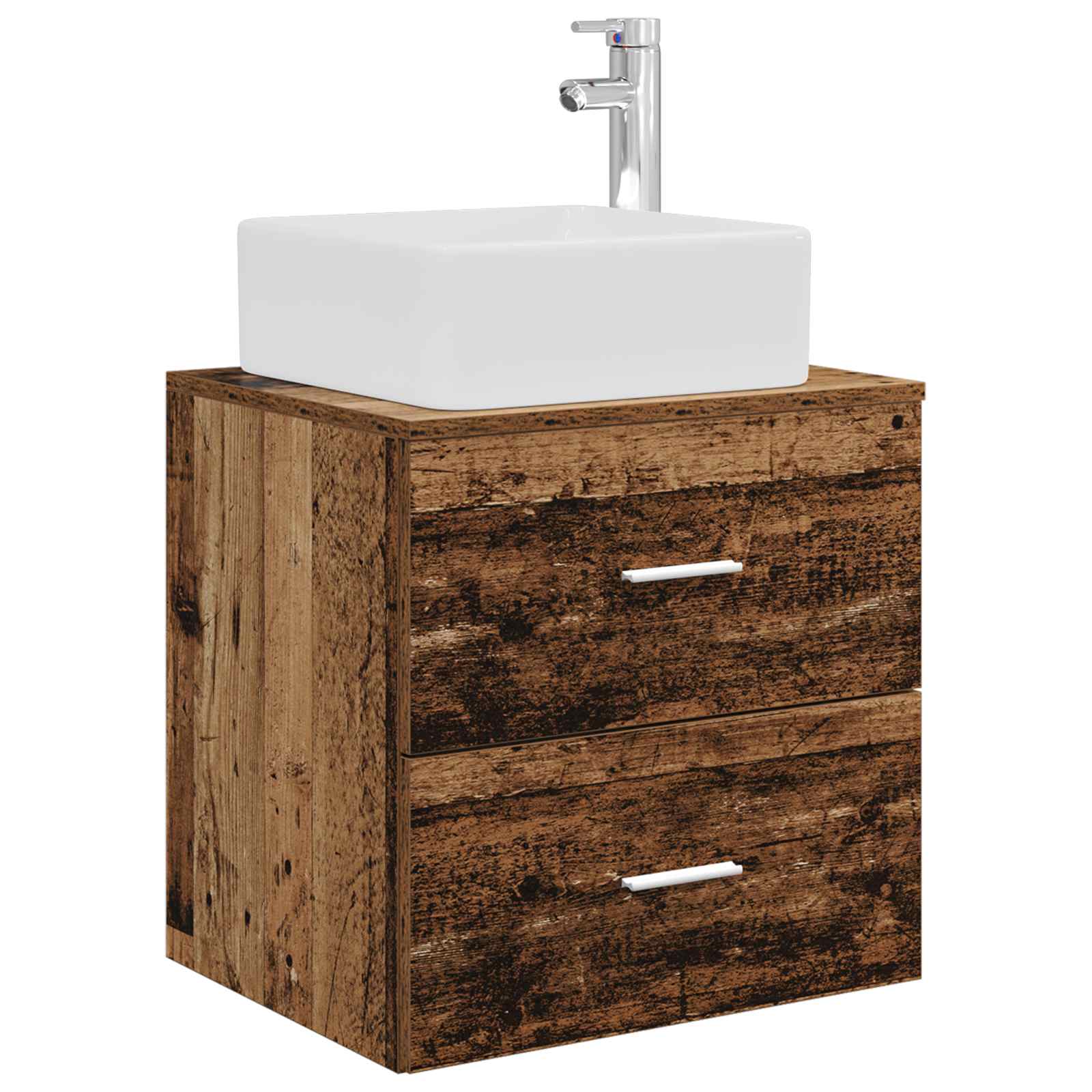 Umivaonik s policom Staro drvo 49,5 x 41 x 63 cm
