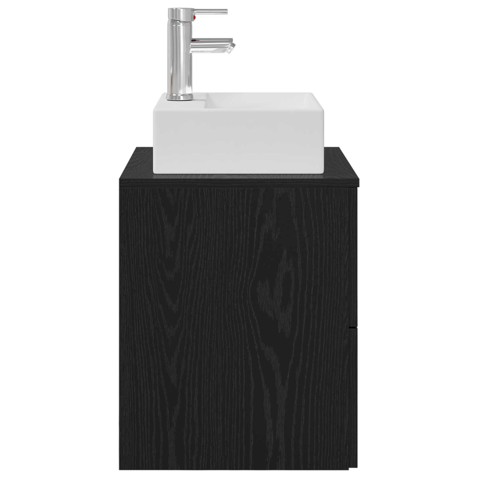 Umivaonik s policom Crni hrast 49,5 x 41 x 62,5 cm