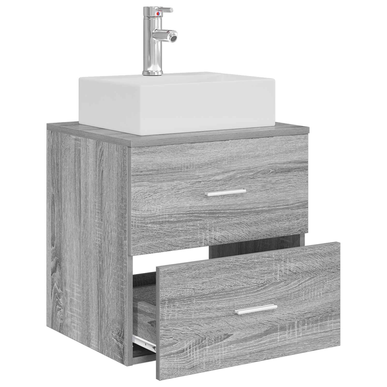 Umivaonik s policom Siva Sonoma 49,5 x 41 x 62,5 cm