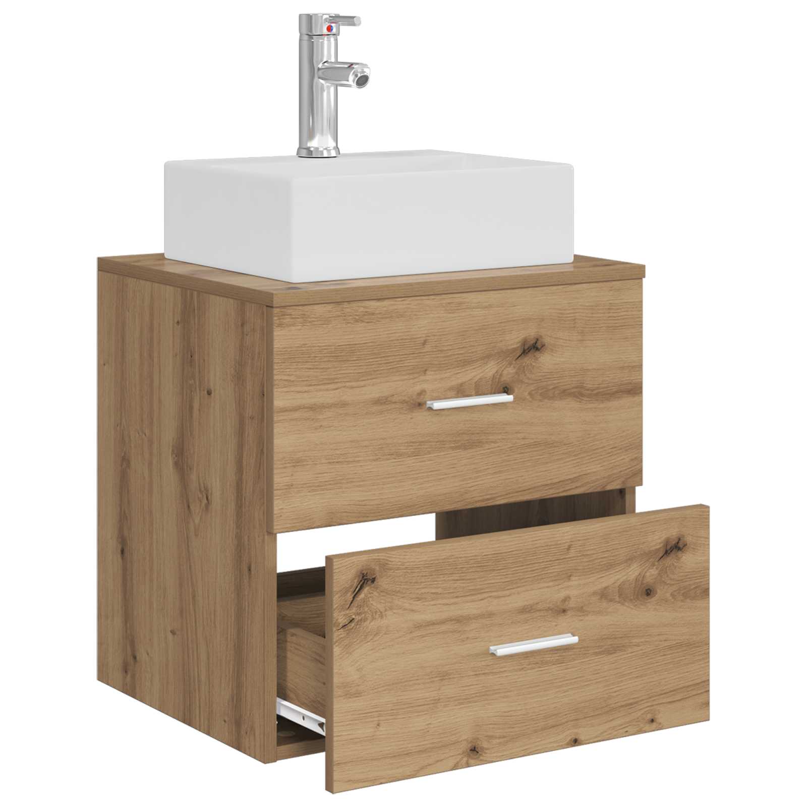 Umivaonik s policom Hrast artisan 49,5 x 41 x 62,5 cm