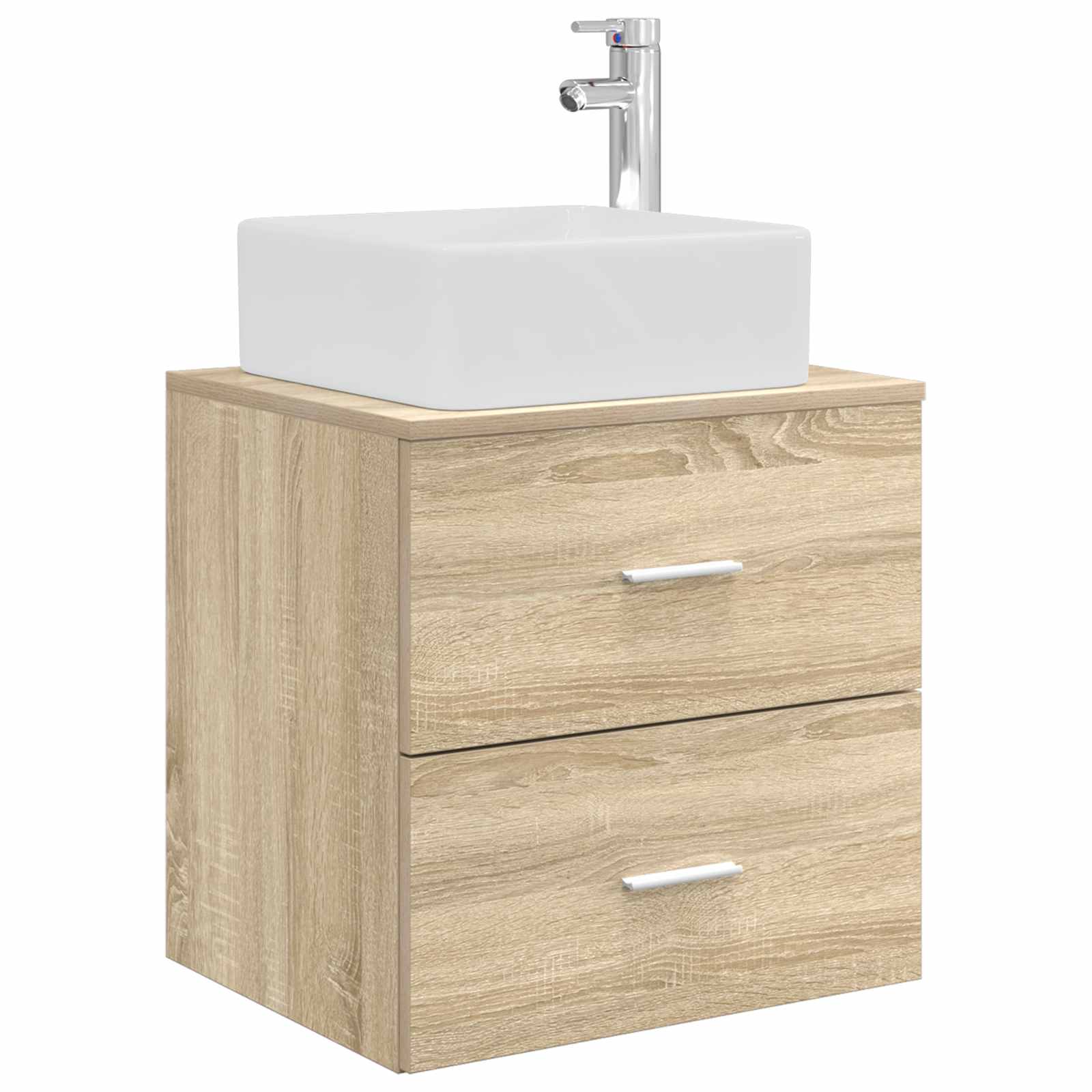 Umivaonik s policom Hrast sonoma 53 x 34,5 x 63 cm