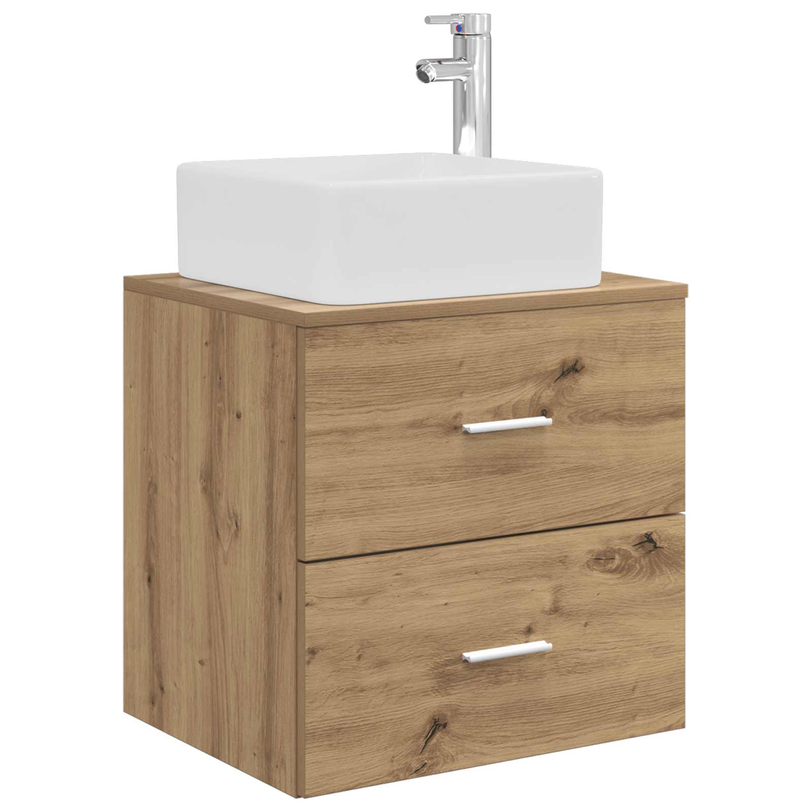 Umivaonik s policom Hrast artisan 53 x 34,5 x 63 cm