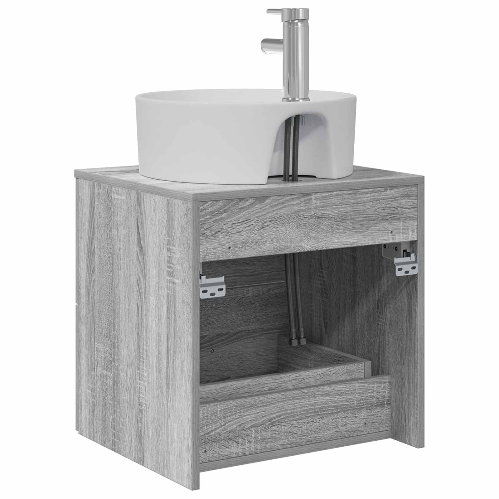 Umivaonik s policom Siva Sonoma 49,5 x 44,5 x 65 cm