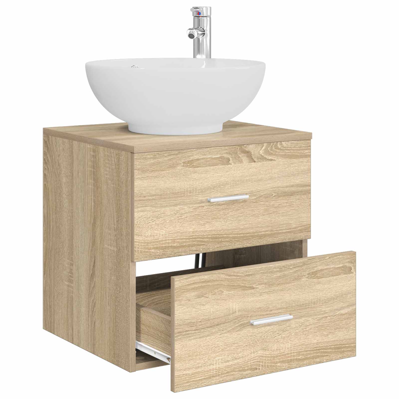 Umivaonik s policom Hrast sonoma 49,5 x 44,5 x 66,5 cm