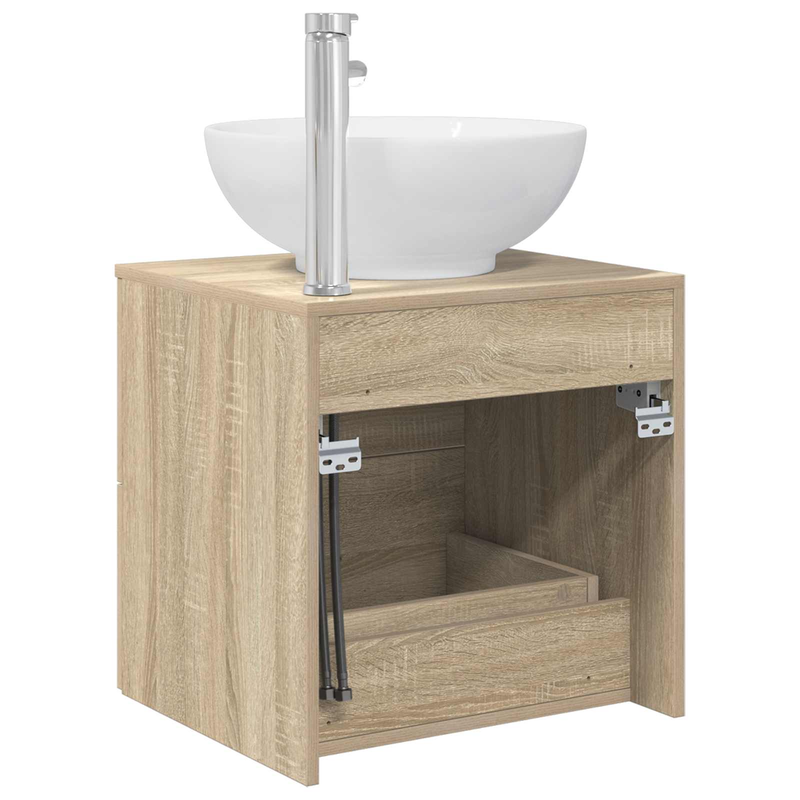 Umivaonik s policom Hrast sonoma 49,5 x 44,5 x 66,5 cm
