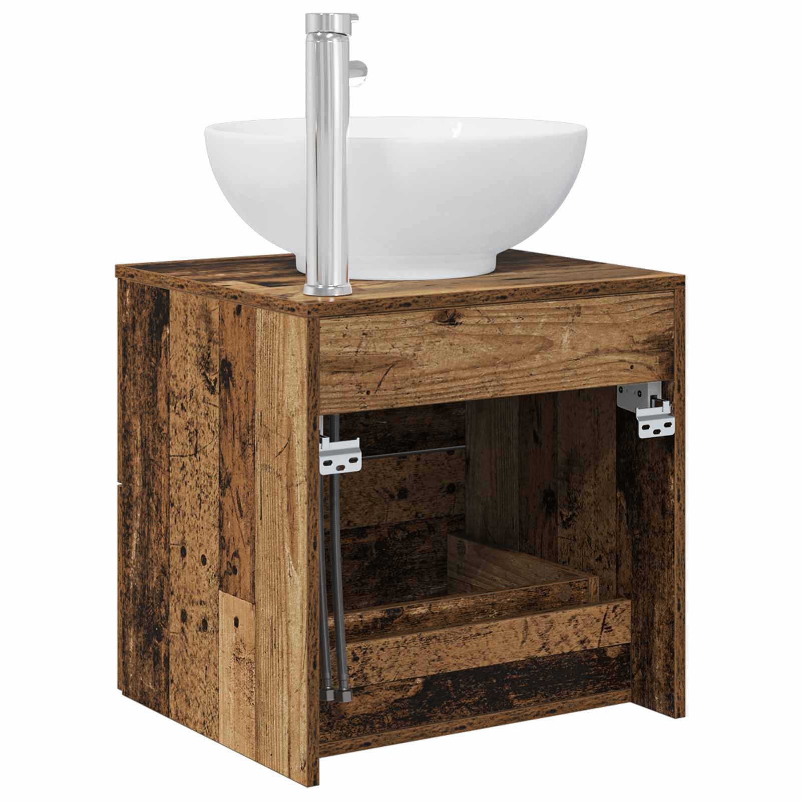 Umivaonik s policom Staro drvo 49,5 x 44,5 x 66,5 cm