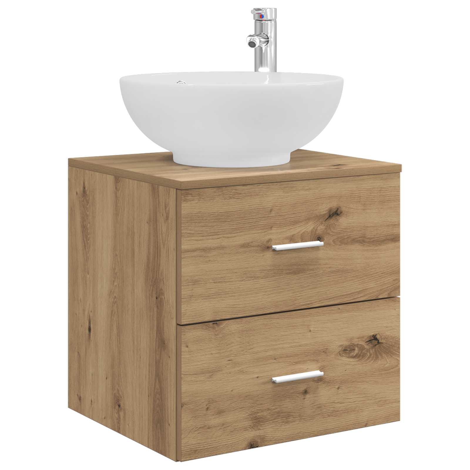 Umivaonik s policom Hrast artisan 49,5 x 44,5 x 66,5 cm