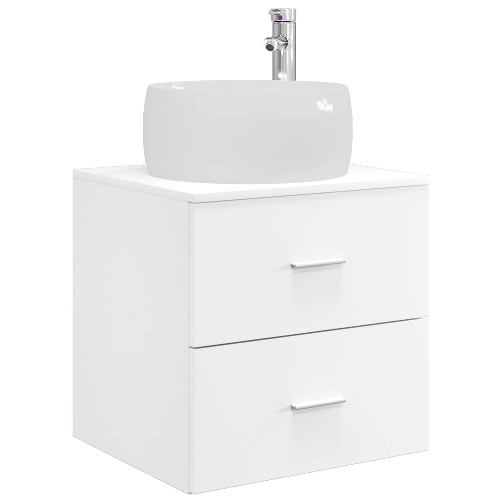 Umivaonik s policom Bijela 49,5 x 44,5 x 66 cm