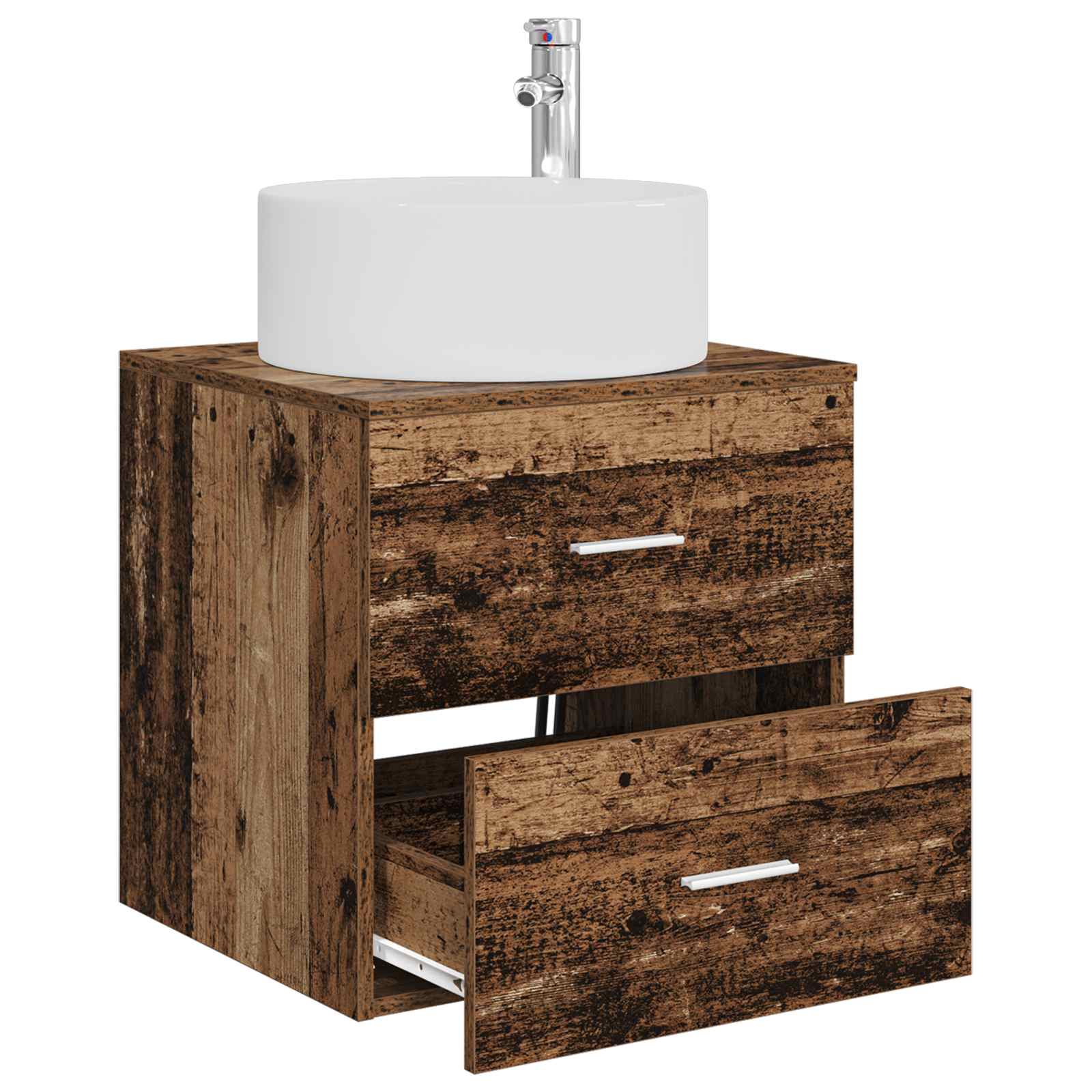 Umivaonik s policom Staro drvo 49,5 x 44,5 x 65,5 cm