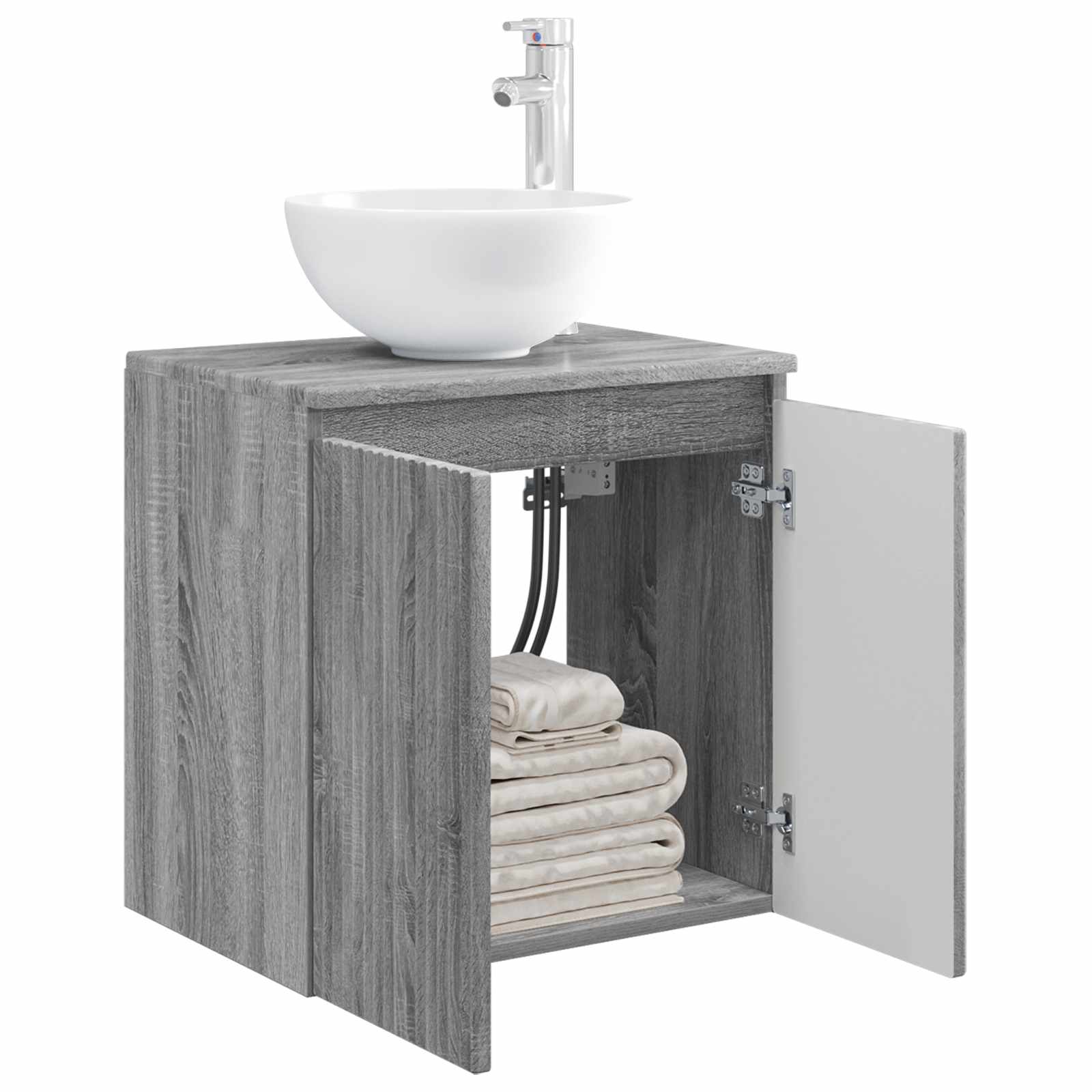Umivaonik s policom Siva Sonoma 49,5 x 41 x 64,5 cm