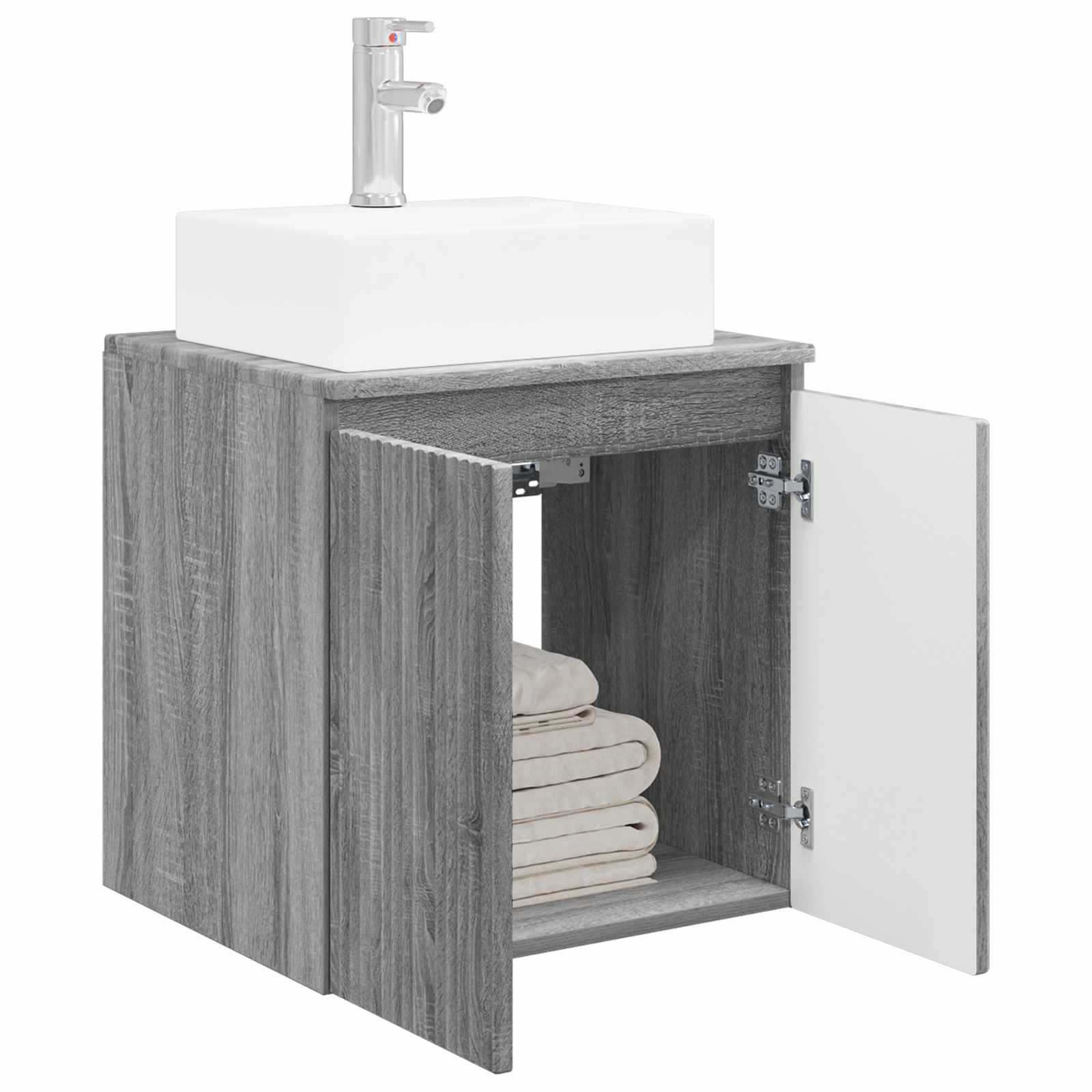Umivaonik s policom Siva Sonoma 49,5 x 41 x 62,5 cm