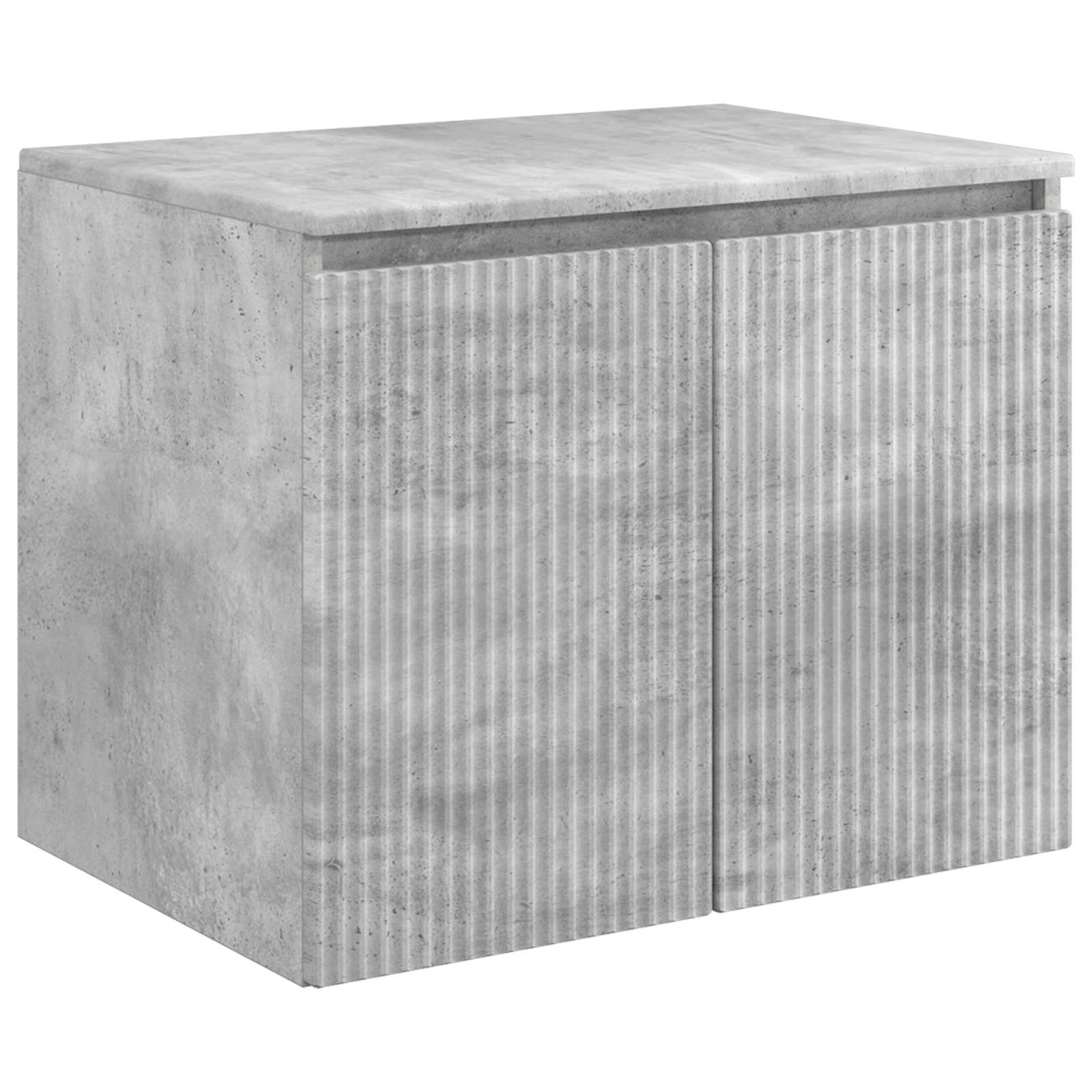Ormar za Kupaonicu na Zidu Betonska siva 62,5 x 44,5 x 50 cm