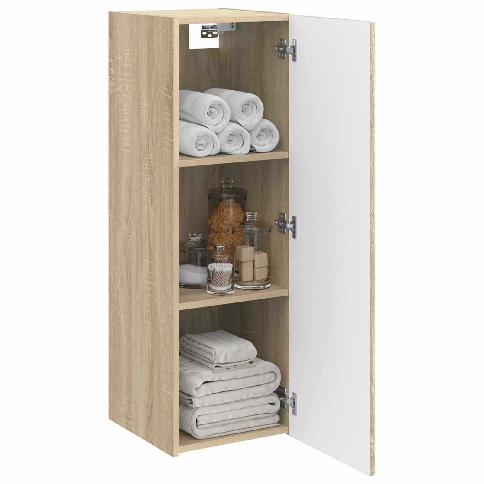 Ormar za Kupaonicu na Zidu Hrast sonoma 33 x 34,5 x 60 cm