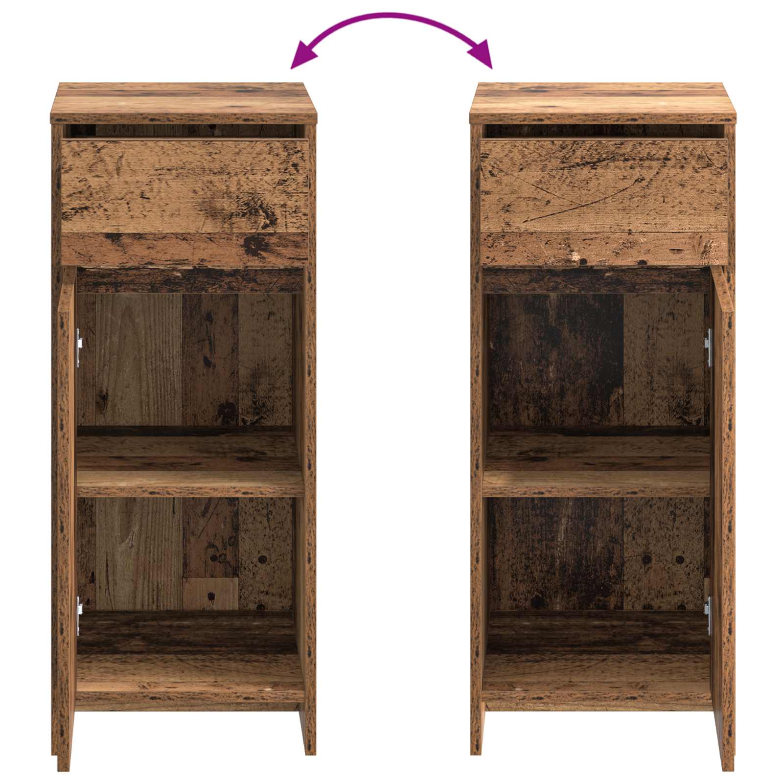 Kupaonski ormar Staro drvo 35 x 36,5 x 85 cm Konstruirano drvo