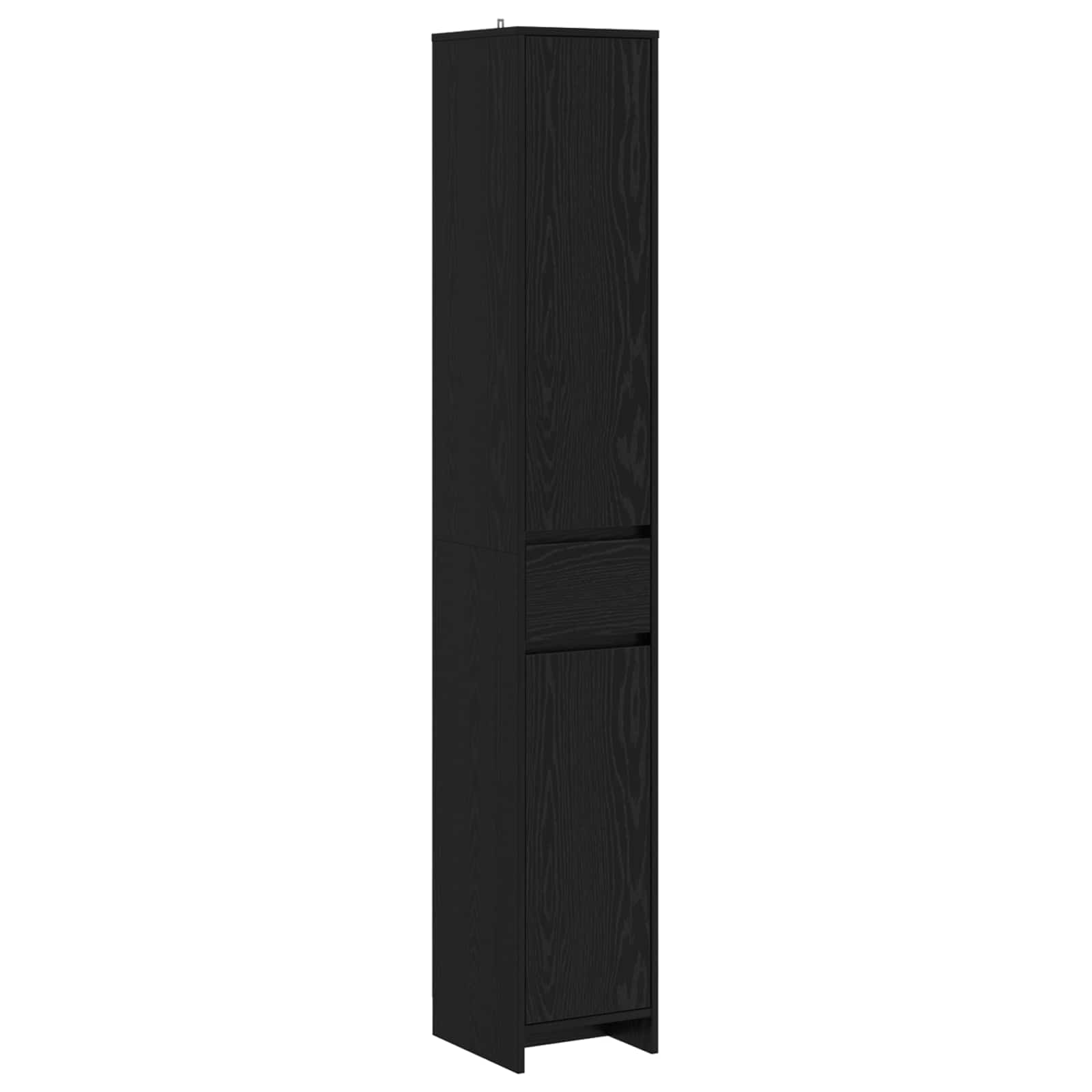 Kupaonski ormar Crni hrast 30 x 33 x 190 cm Konstruirano drvo