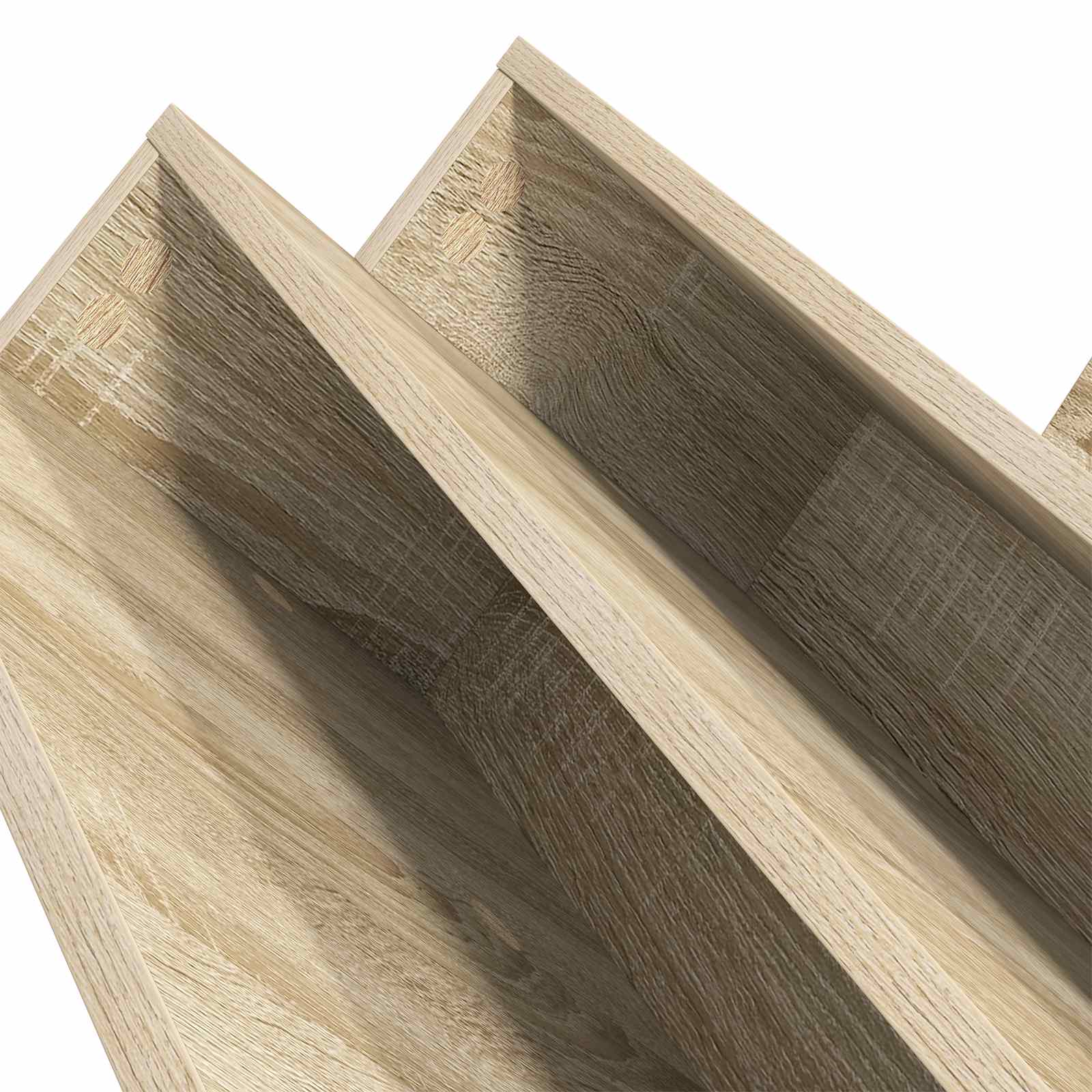 Polica za časopise s policom Sonoma hrast 90 x 53 x 28,5 cm