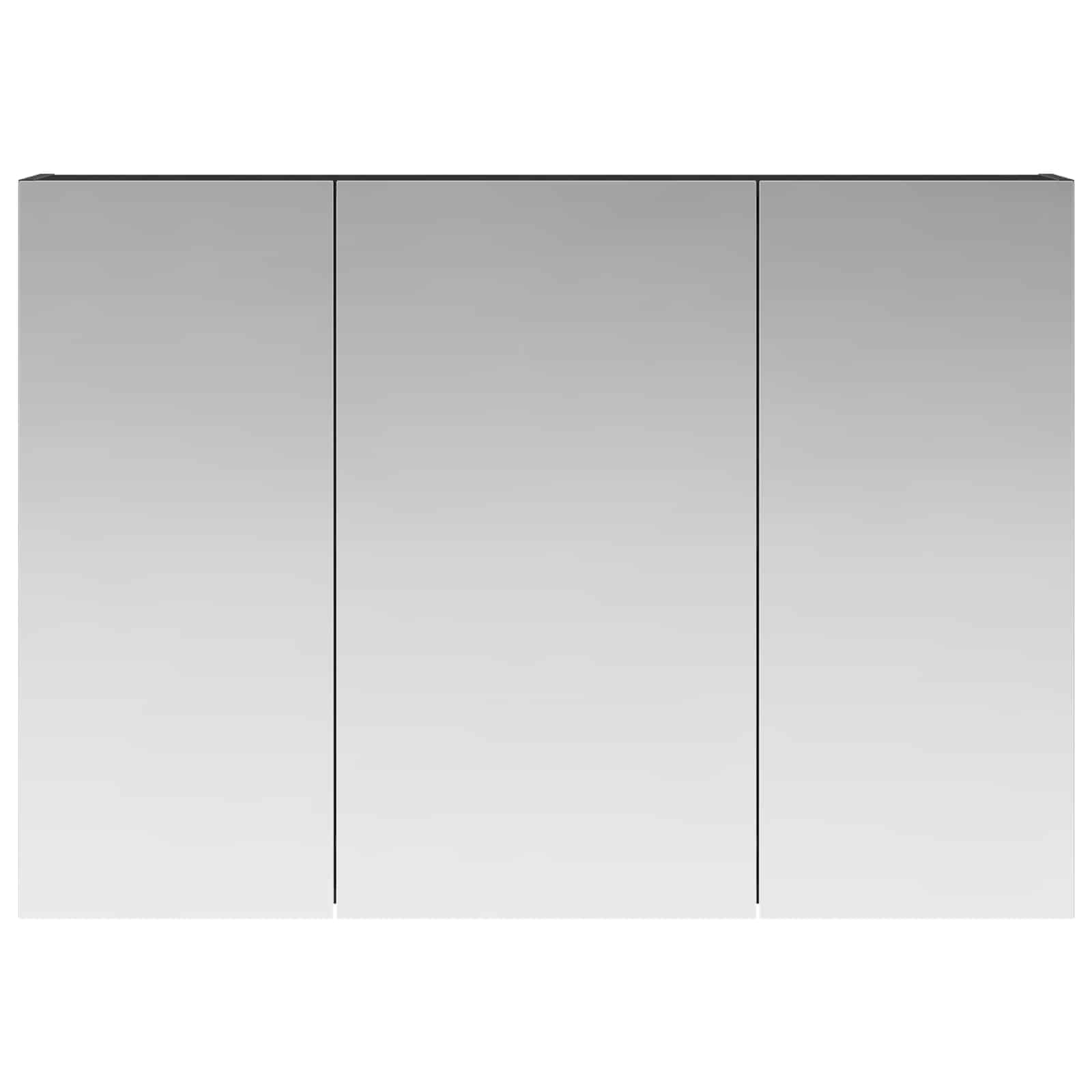 Kupaonski ormar s ogledalom Zidne Crni hrast 100 x 14,5 x 70 cm