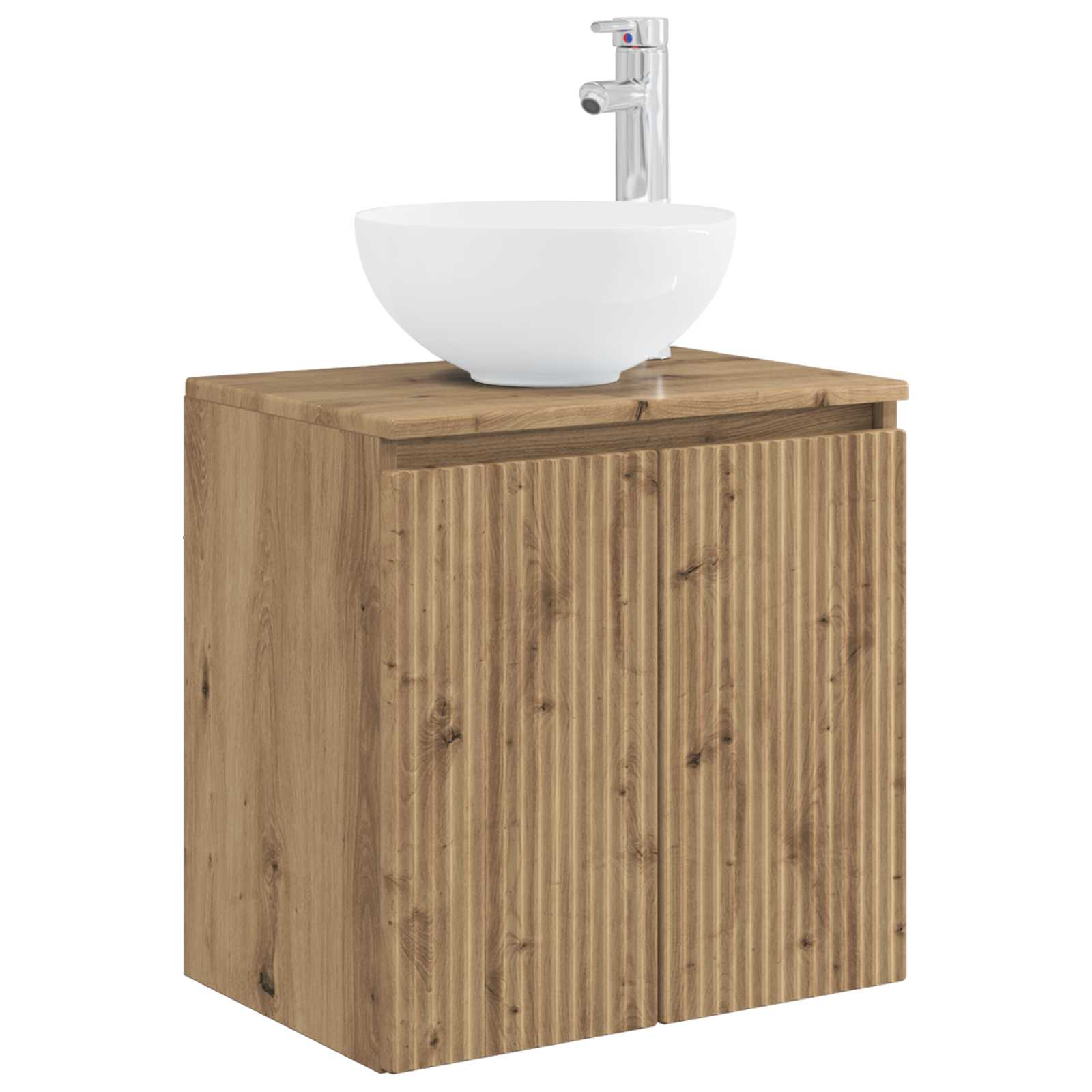 Set ormarića za kupaonicu 5 pcs Hrast artisan 50 x 14,5 x 70 cm