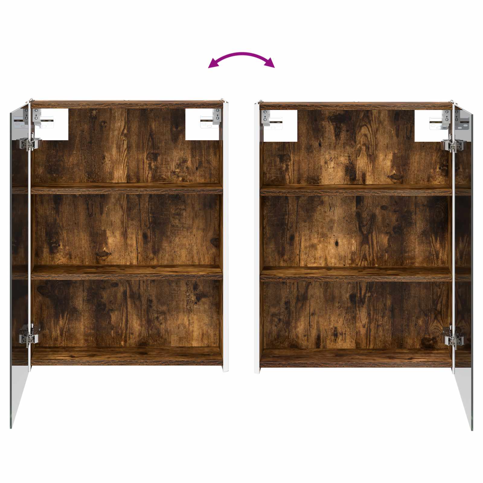 Set ormarića za kupaonicu 5 pcs Dimljeni hrast