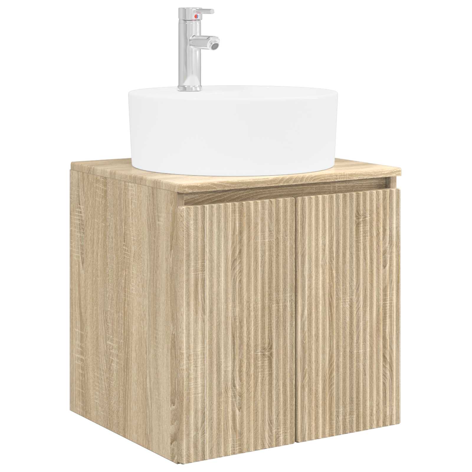 Set ormarića za kupaonicu 4 pcs Hrast sonoma Konstruirano drvo