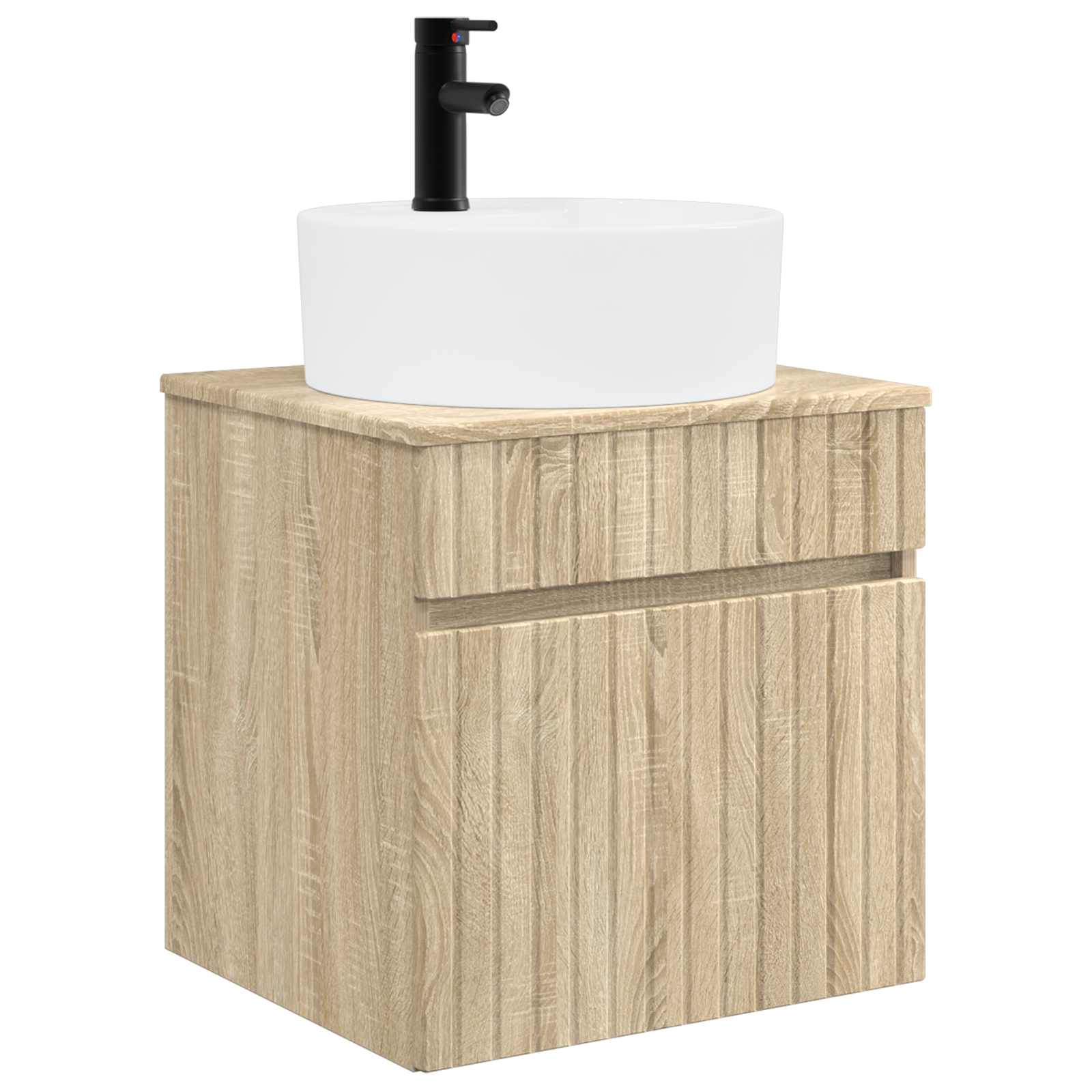 Set ormarića za kupaonicu 5 pcs Hrast sonoma 53 x 15,5 x 70 cm