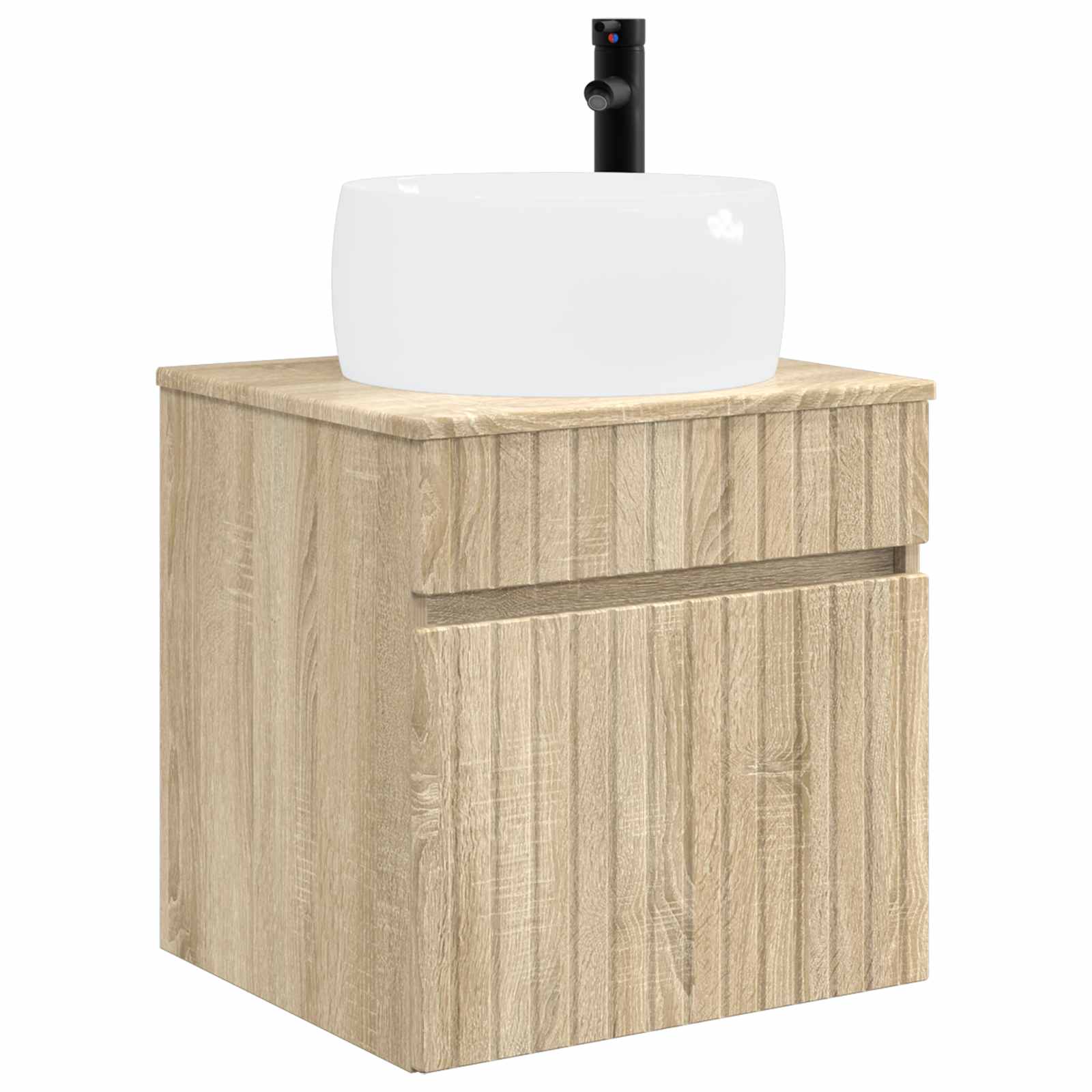 Set ormarića za kupaonicu 5 pcs Hrast sonoma 50 x 14,5 x 70 cm