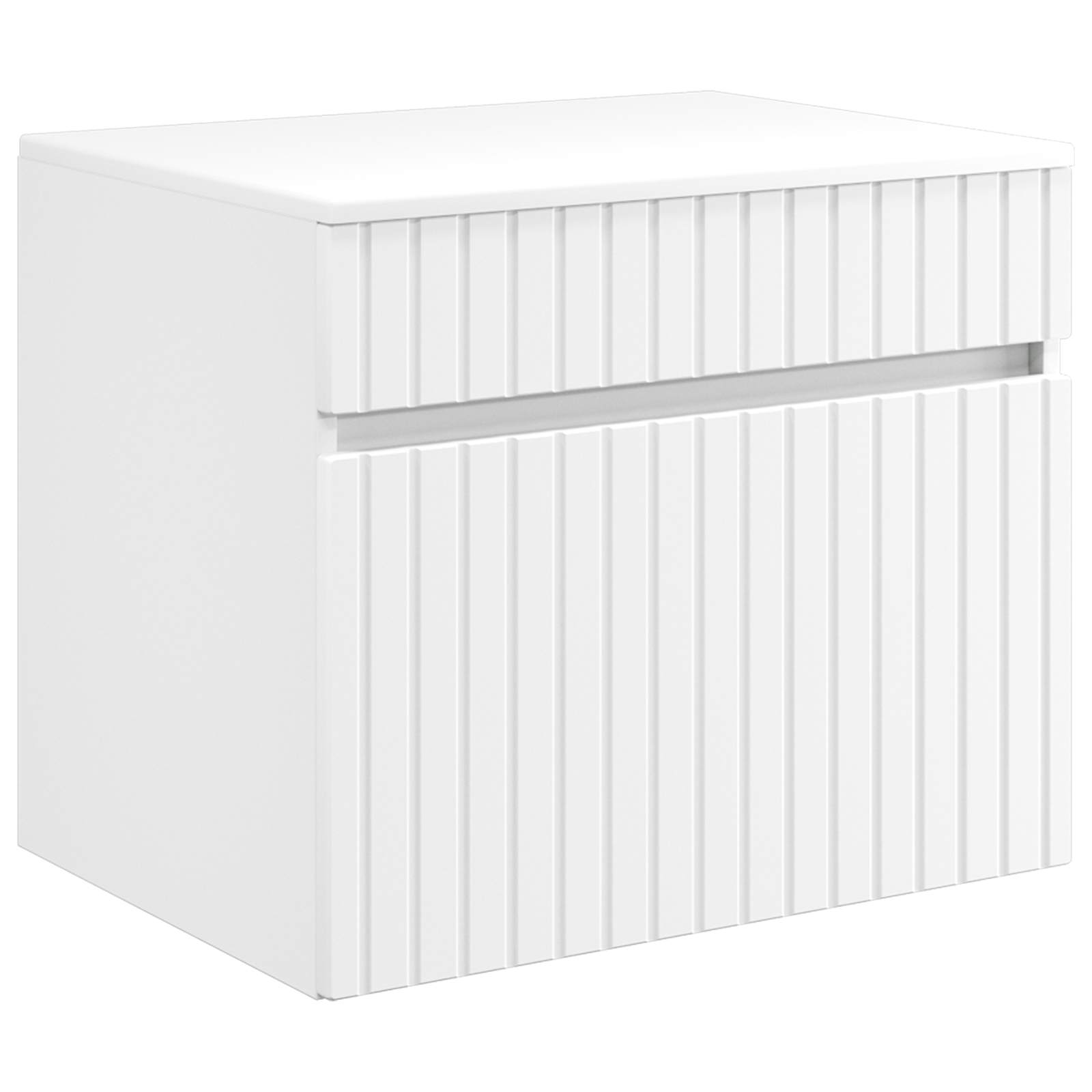 Set ormarića za kupaonicu 4 pcs Bijela 100 x 14,5 x 70 cm