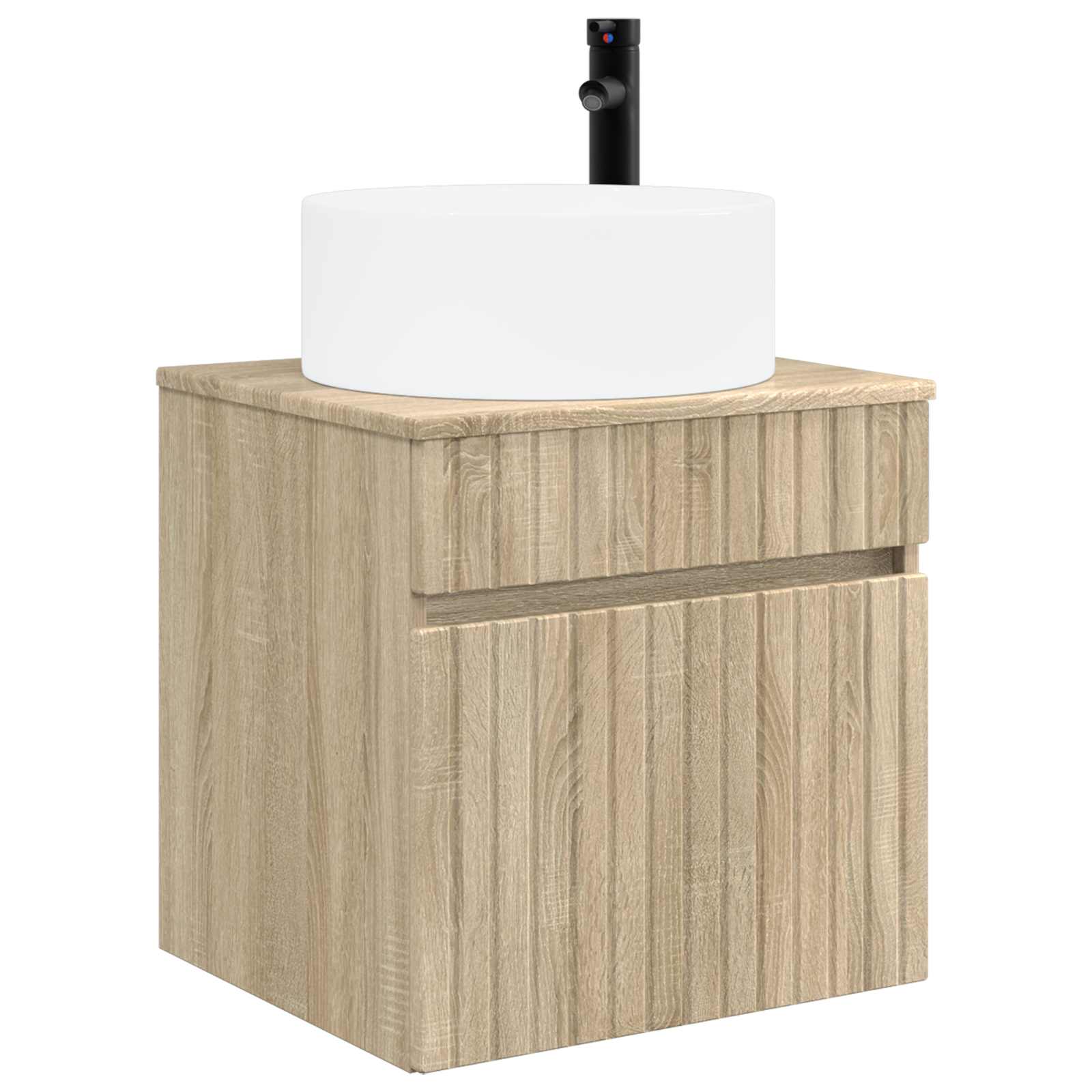 Set ormarića za kupaonicu 4 pcs Hrast sonoma 100 x 14,5 x 70 cm
