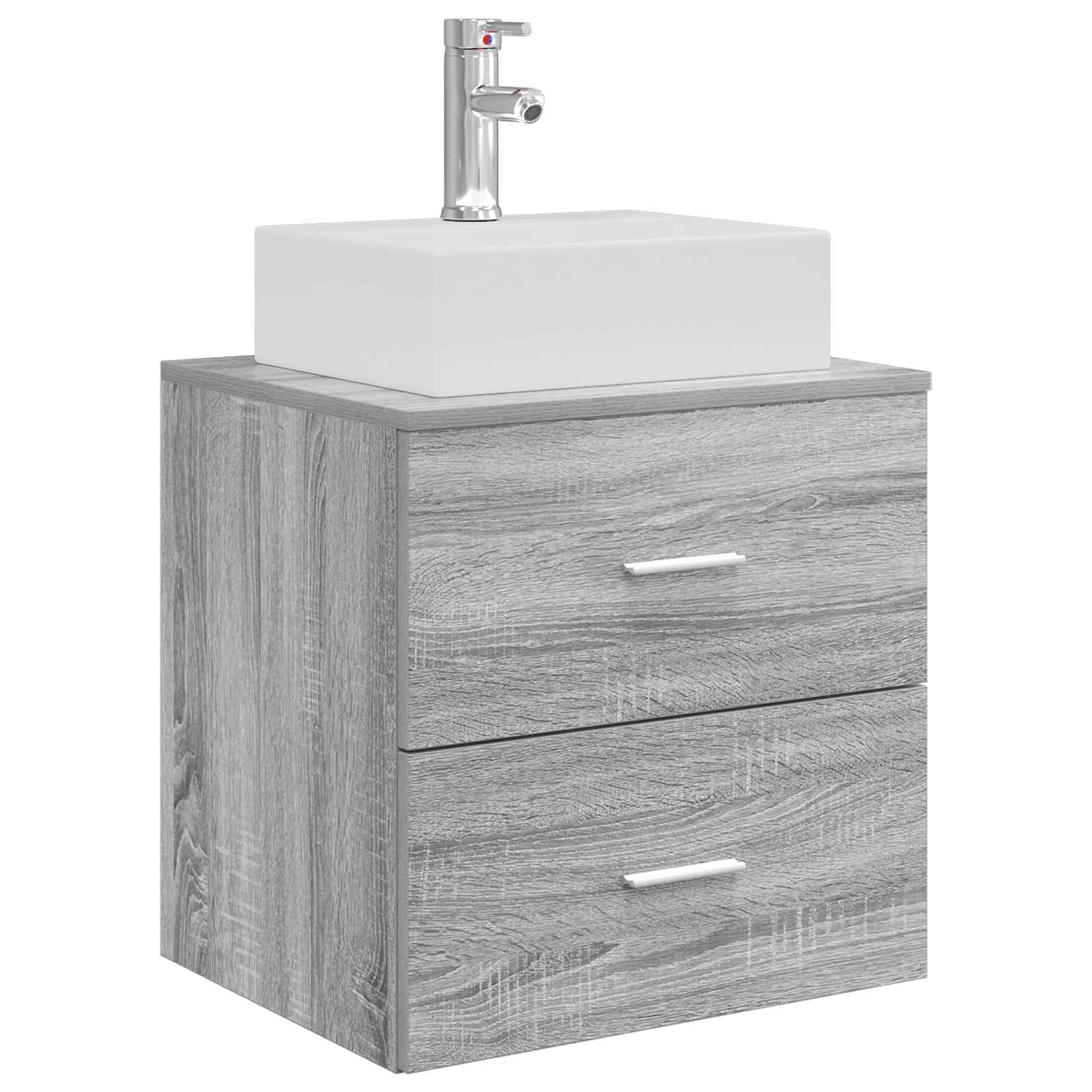 Set namještaja za kupaonicu 4 pcs Siva Sonoma