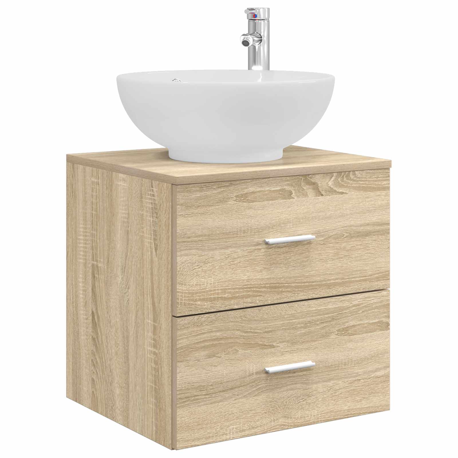 Set namještaja za kupaonicu 4 pcs Hrast sonoma