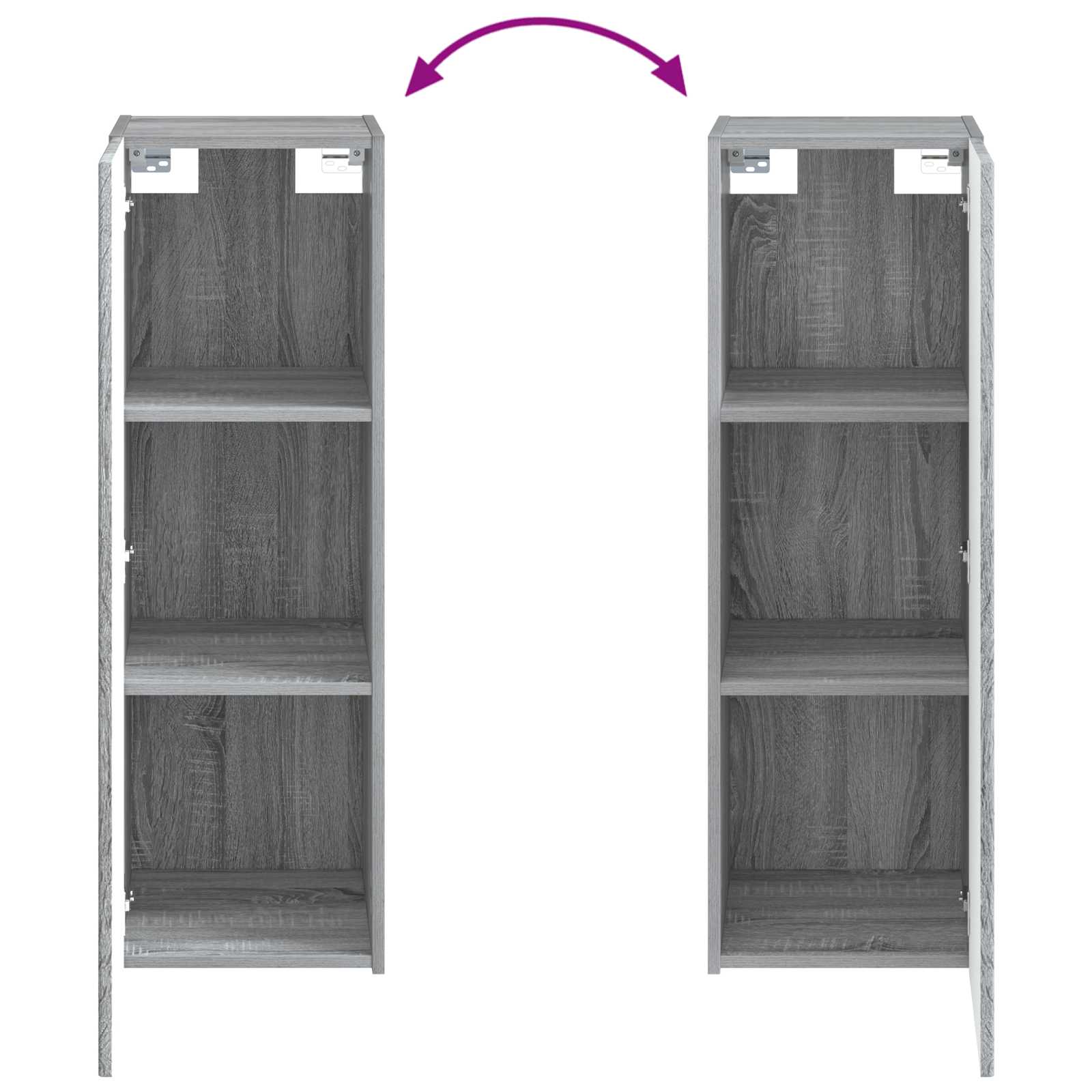Set namještaja za kupaonicu 6 pcs Siva Sonoma