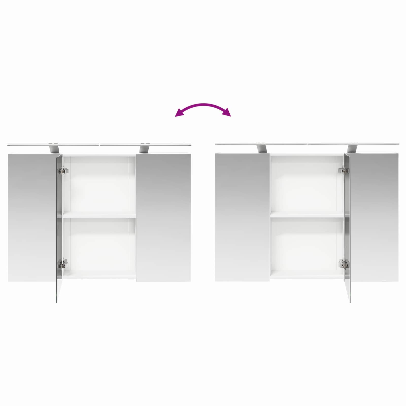 Set namještaja za kupaonicu 6 pcs Bijela