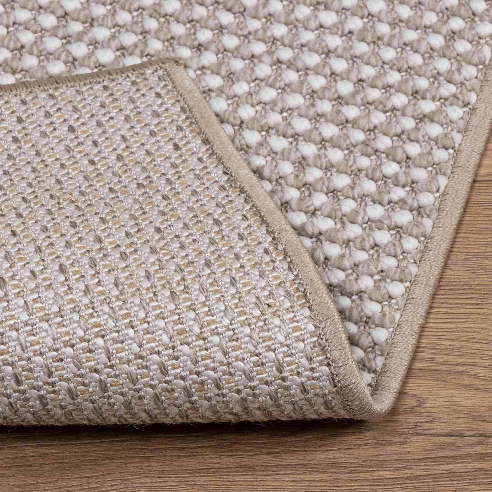 Tepisi za područja LUGO Krem i Taupe 200 x 200 cm Poliester