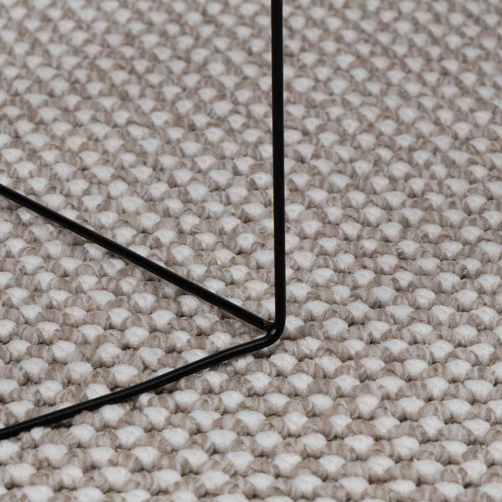 Tepisi za područja LUGO Krem i Taupe 200 x 200 cm Poliester