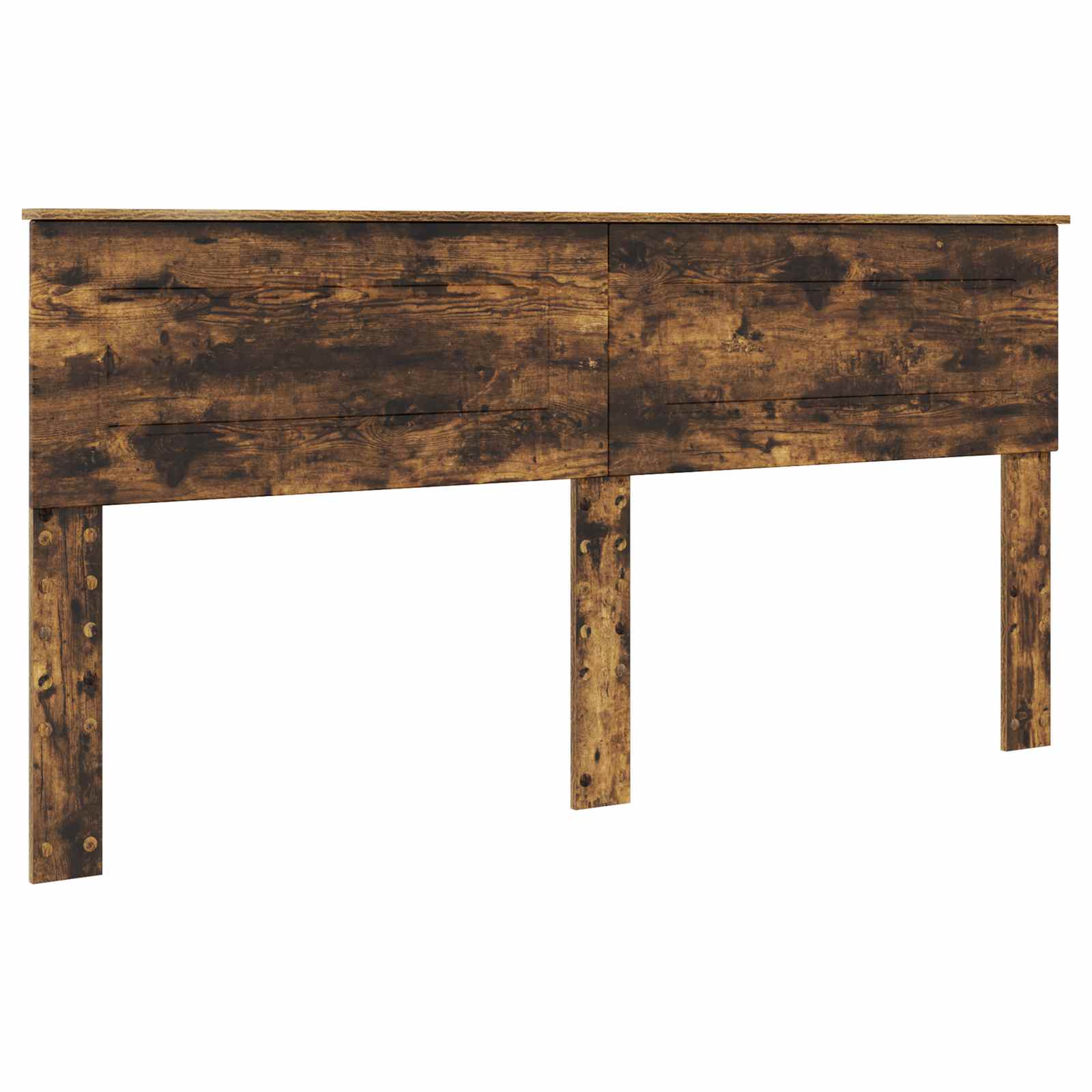 Krevet s od storage s uzglavljem Dimljeni hrast 180 x 200 cm