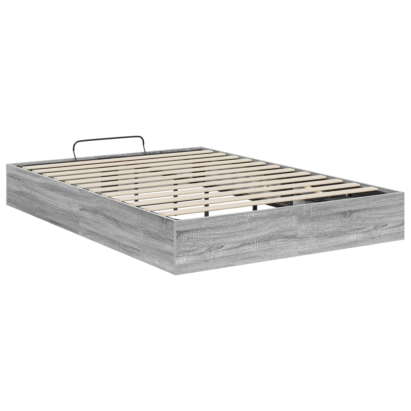 Otomanski krevet s pohranom Sivi Sonoma 203 x 120 x 25 cm