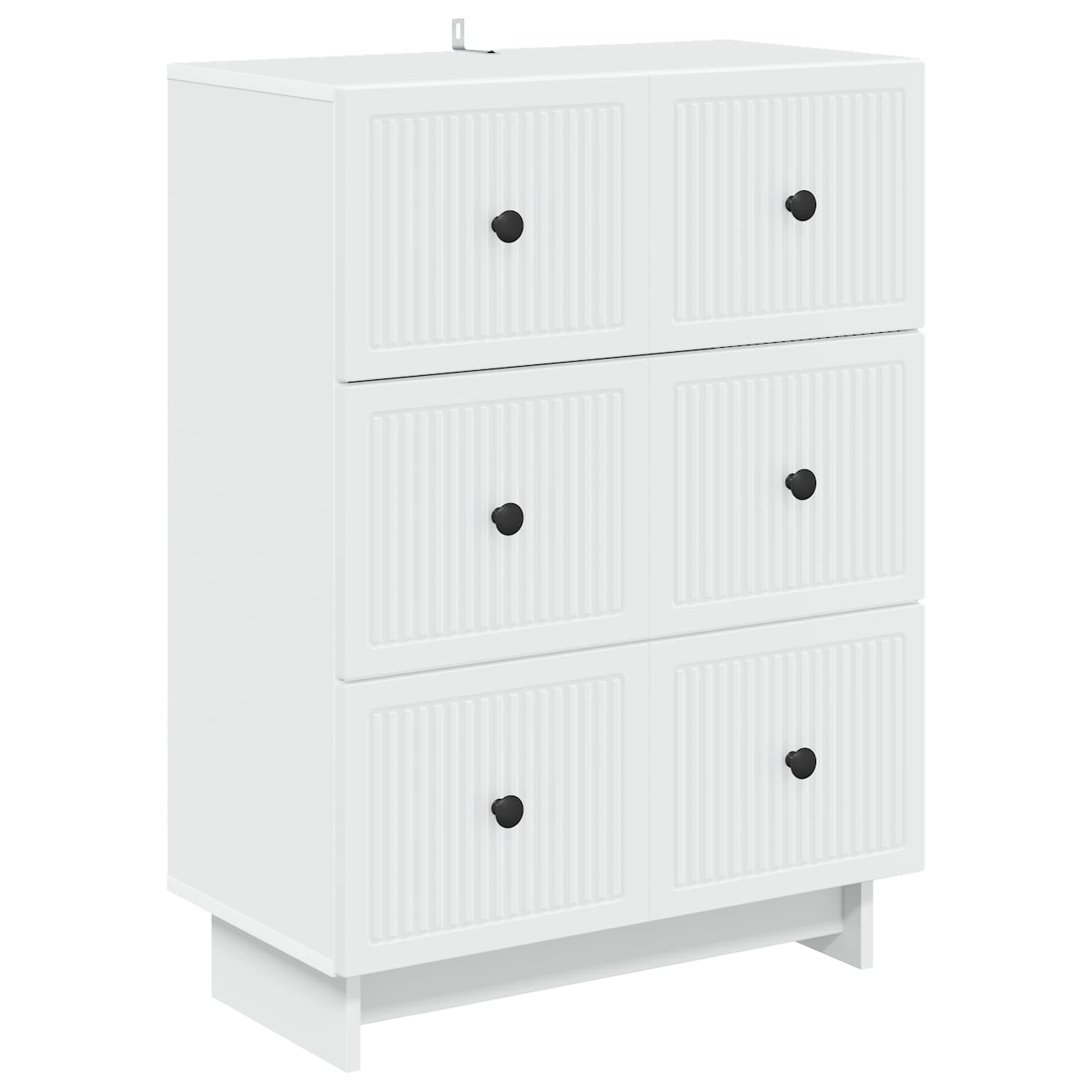 Ormar s ladicama Bijela 66 x 34,5 x 90 cm Konstruirano drvo