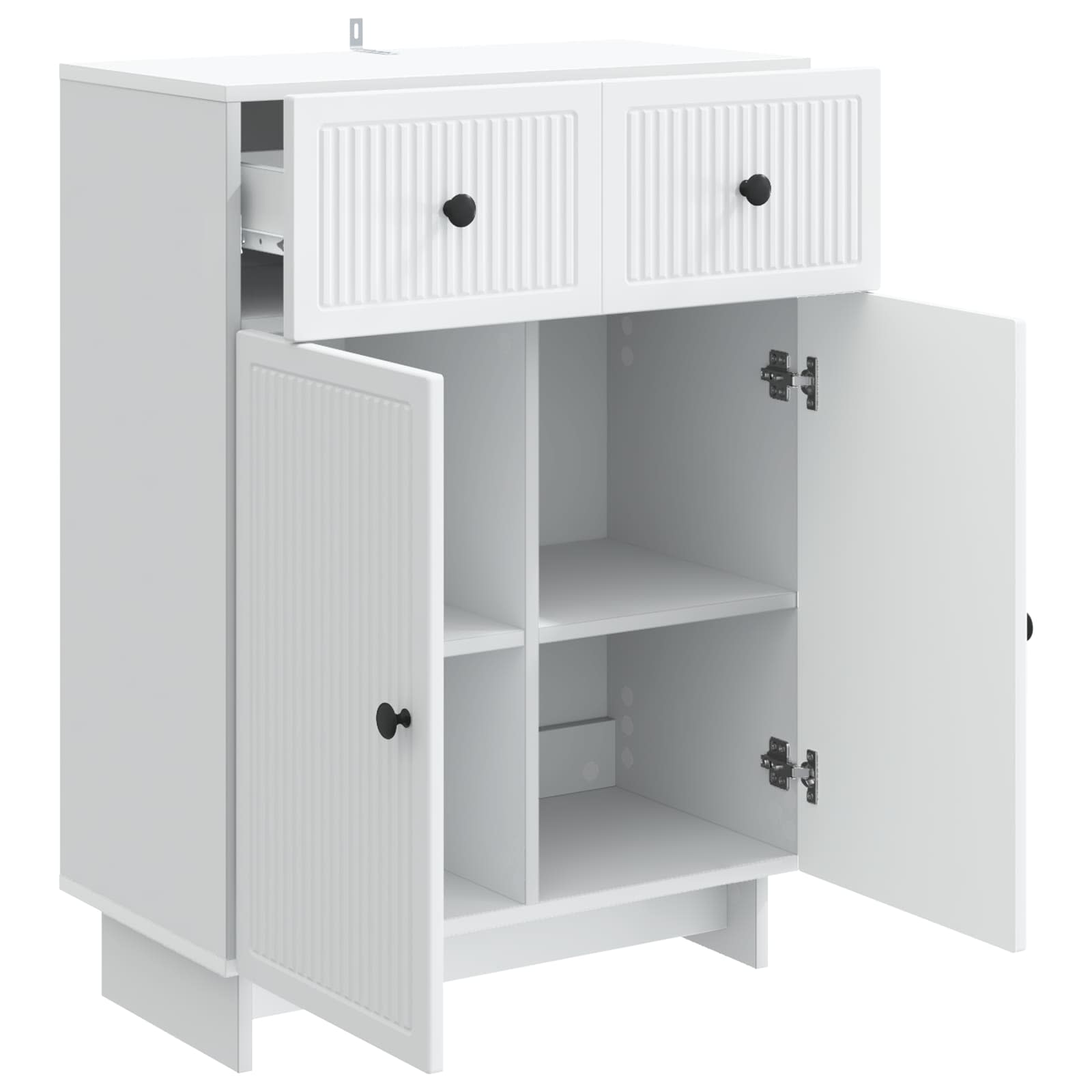 Kreveta s ladicama Bijela 66 x 34,5 x 90 cm Konstruirano drvo