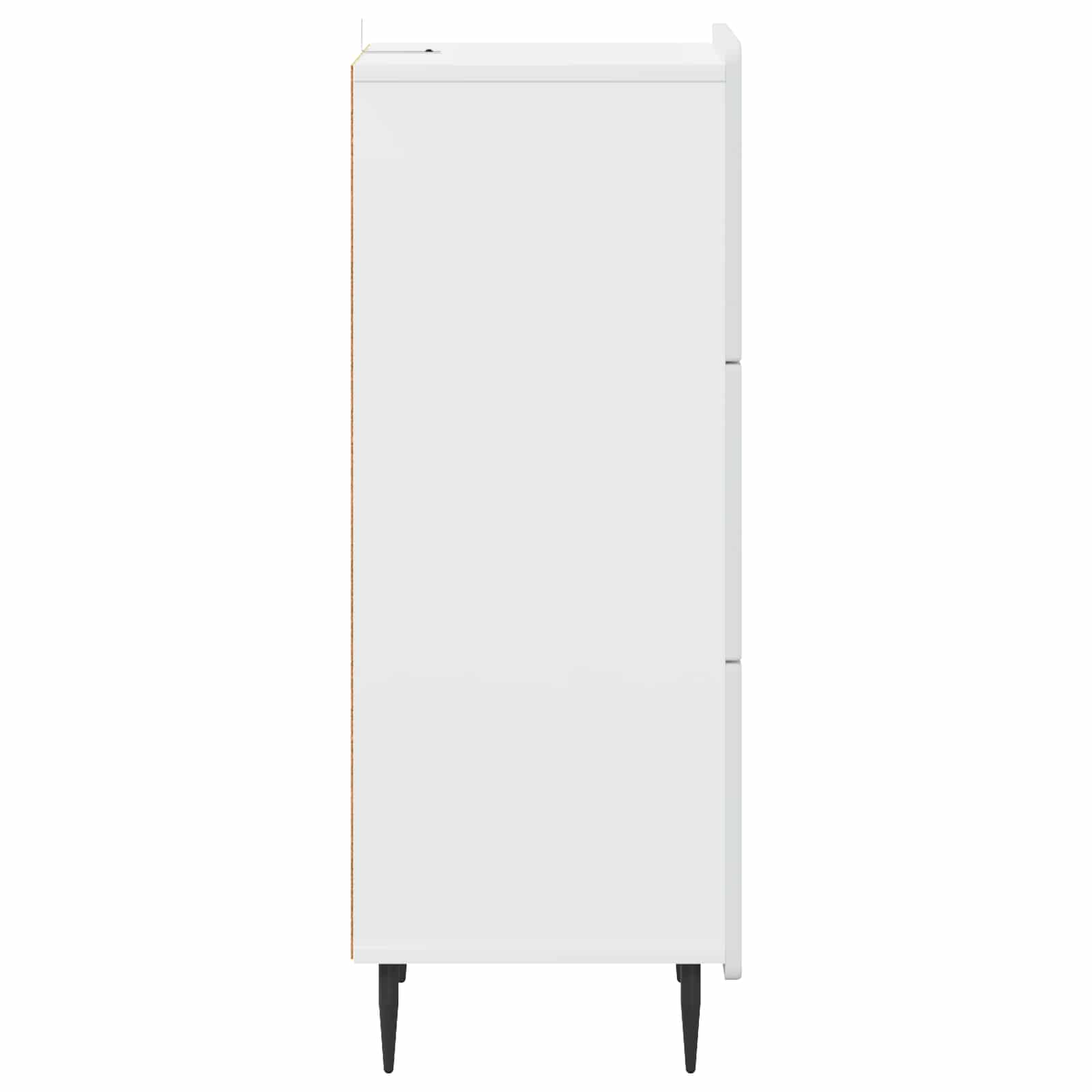 Ormar s ladicama Bijela 33 x 34,5 x 92 cm Konstruirano drvo