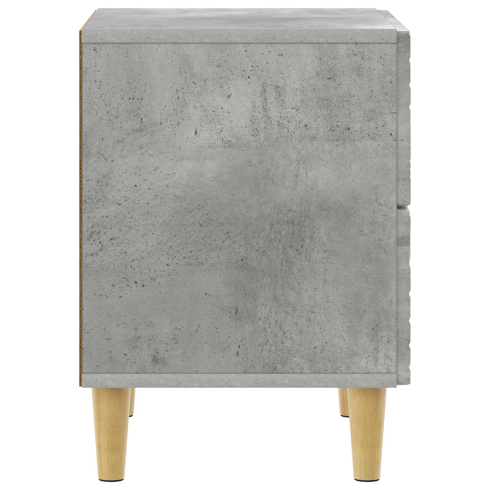 Noćni ormarić Betonska siva 43 x 34,5 x 48 cm Konstruirano drvo