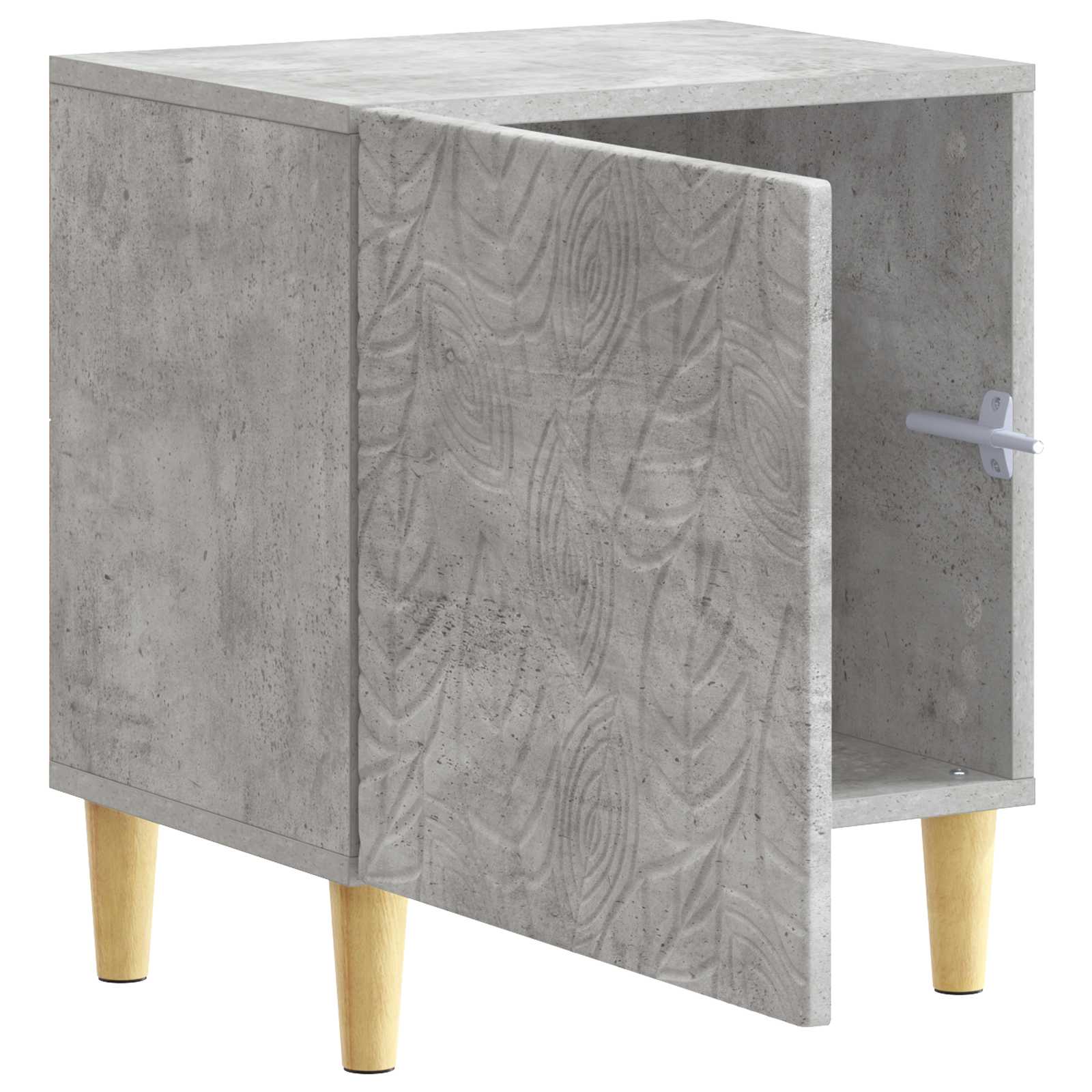 Noćni ormarić 2 pcs Betonska siva 43 x 34,5 x 50 cm