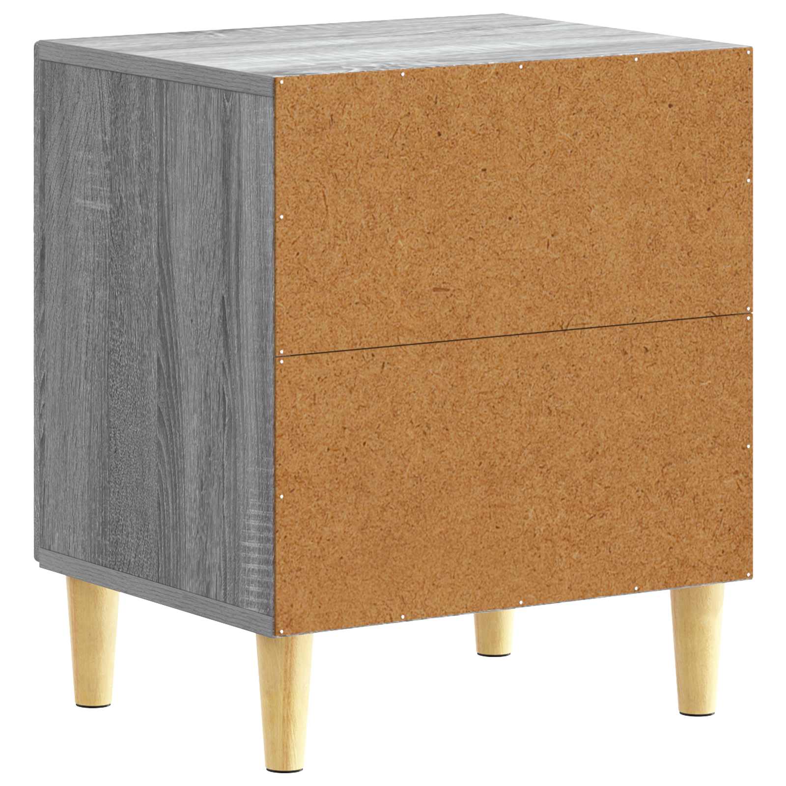 Noćni ormarić 2 pcs Siva Sonoma 43 x 34,5 x 50 cm