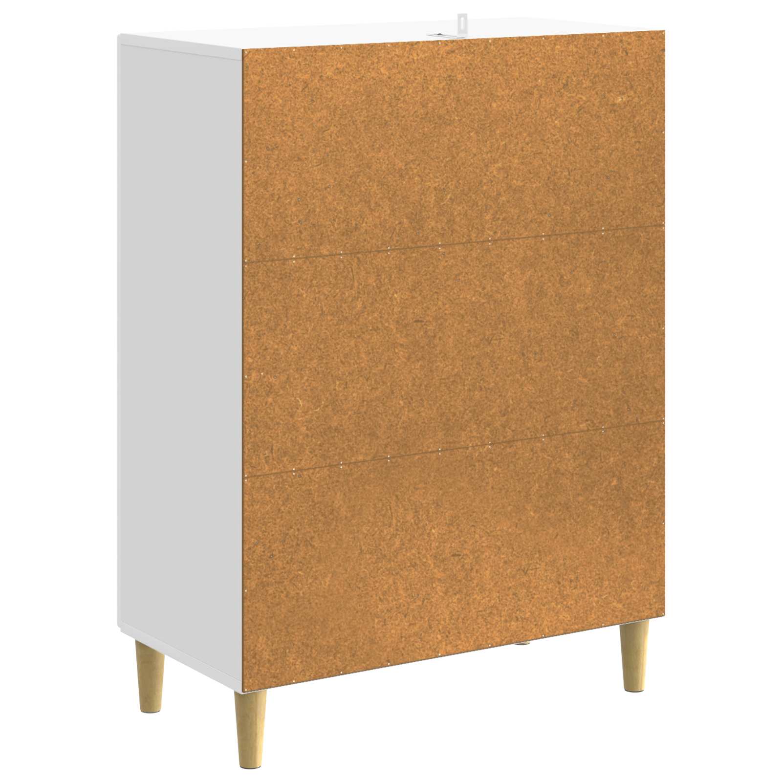 Postol Bijela visokog sjaja 66 x 34,5 x 90 cm Konstruirano drvo
