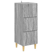 Ormar s ladicama Siva Sonoma 33 x 34,5 x 90 cm