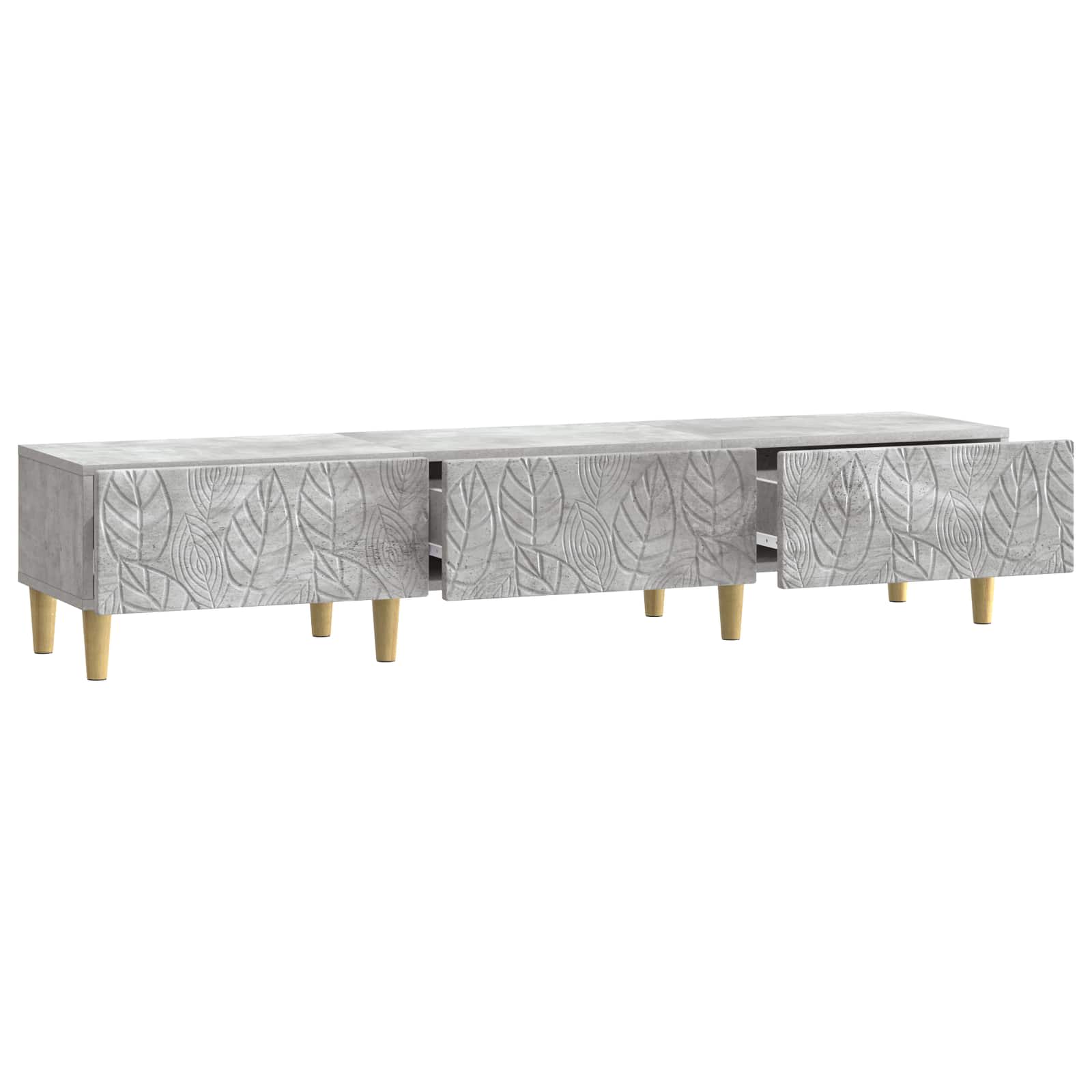 TV ormar 147 x 34,5 x 30 cm Betonska siva Konstruirano drvo
